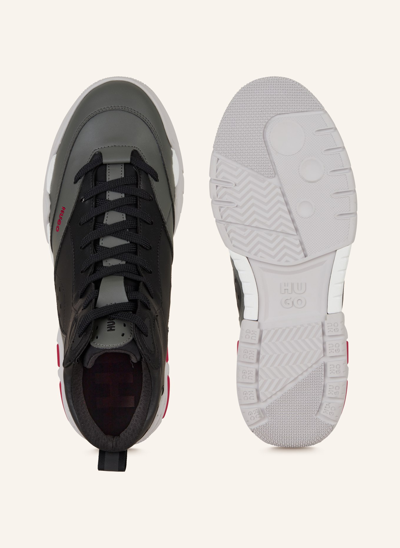 HUGO High-top sneakers KEDGE, Color: BLACK/ GRAY (Image 5)