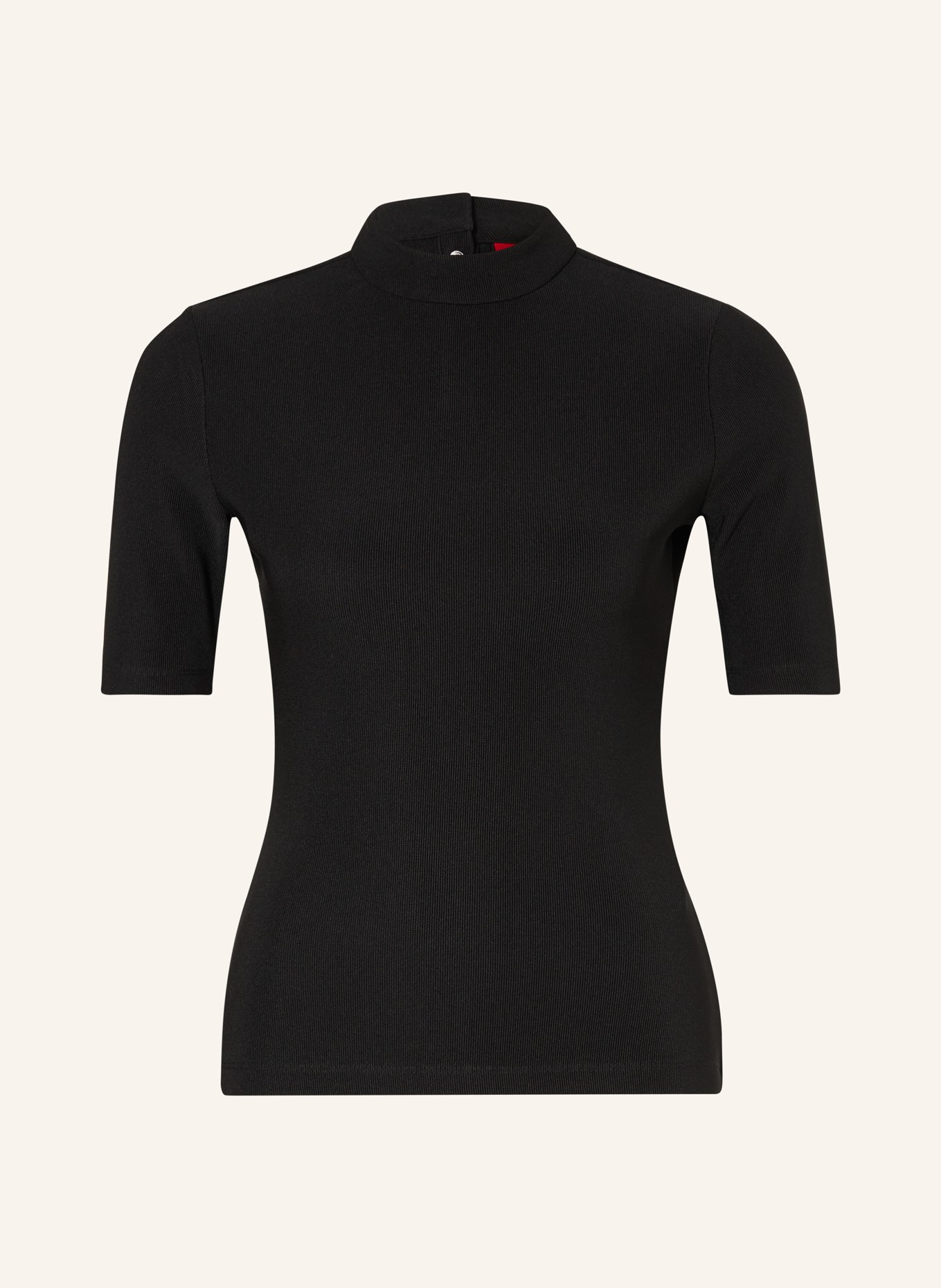 HUGO T-shirt DAGOON with rivets, Color: BLACK (Image 1)