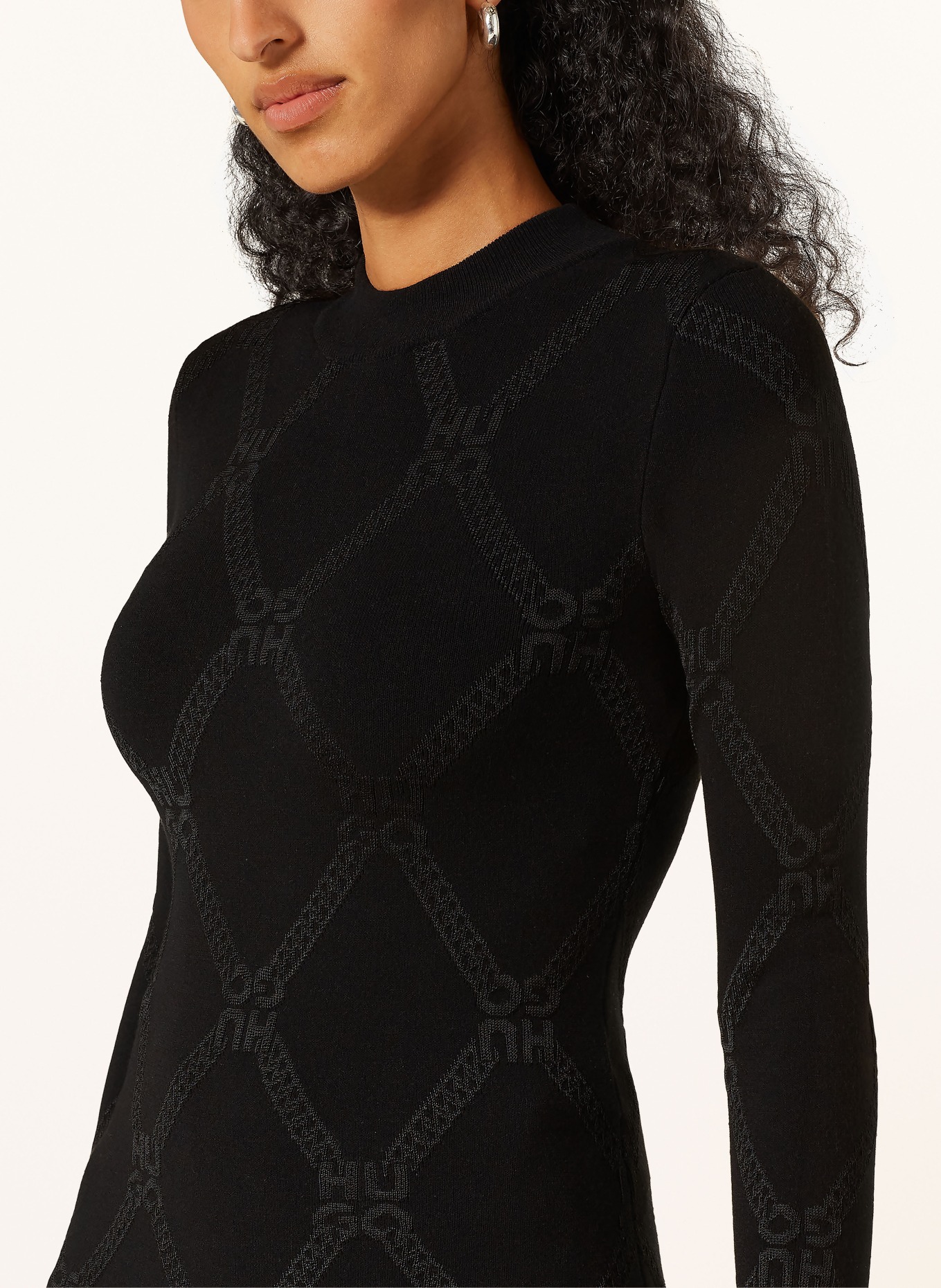 HUGO Sweater SATER, Color: BLACK (Image 4)