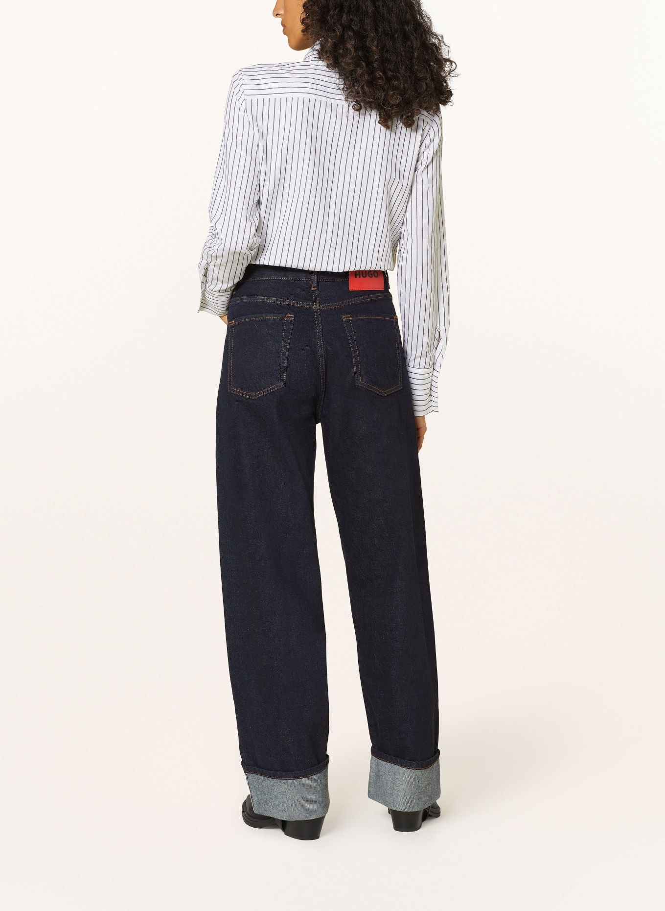 HUGO Straight Jeans GEALENA, Farbe: 410 NAVY (Bild 3)