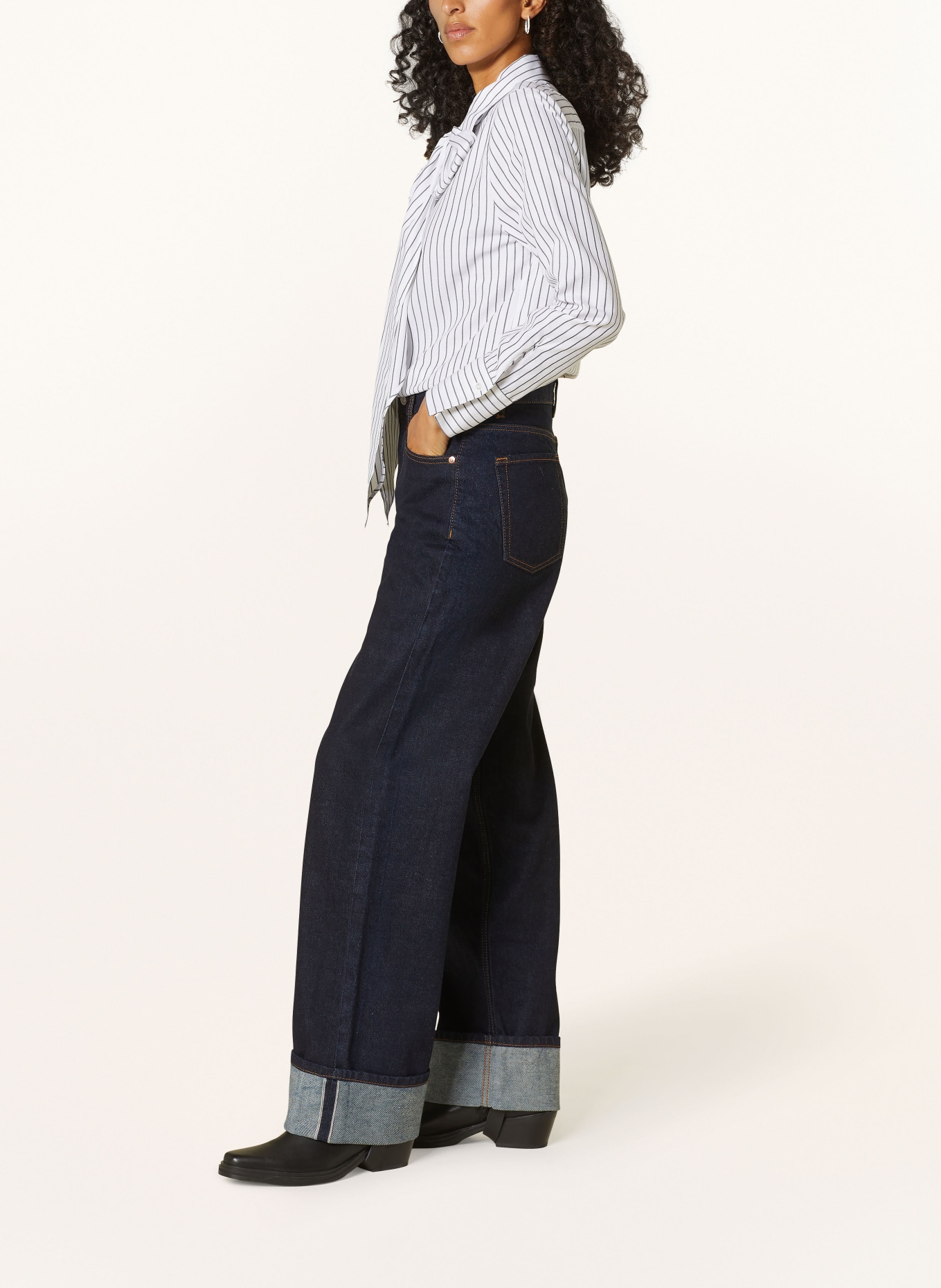 HUGO Straight Jeans GEALENA, Farbe: 410 NAVY (Bild 4)