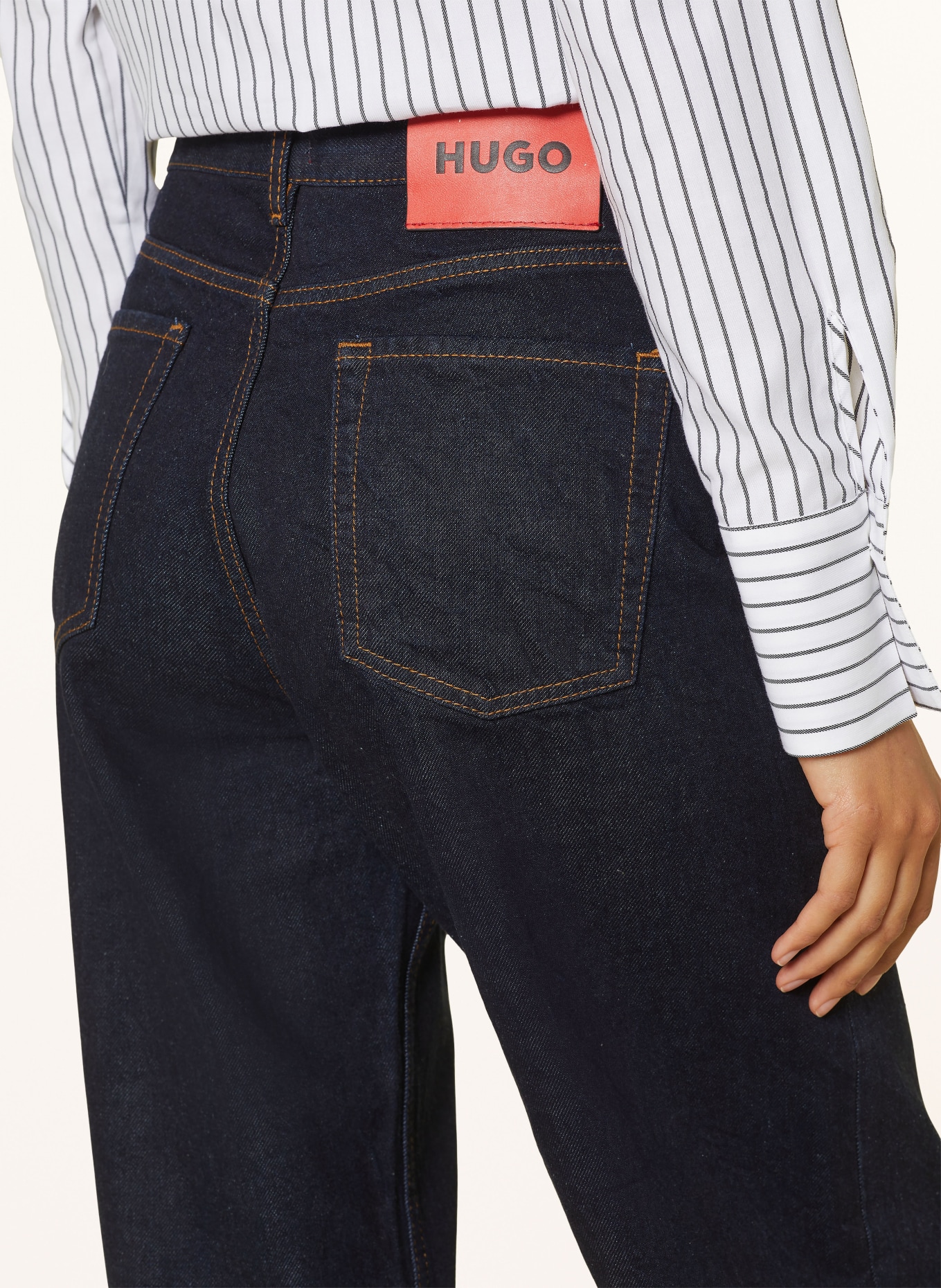 HUGO Straight Jeans GEALENA, Farbe: 410 NAVY (Bild 5)