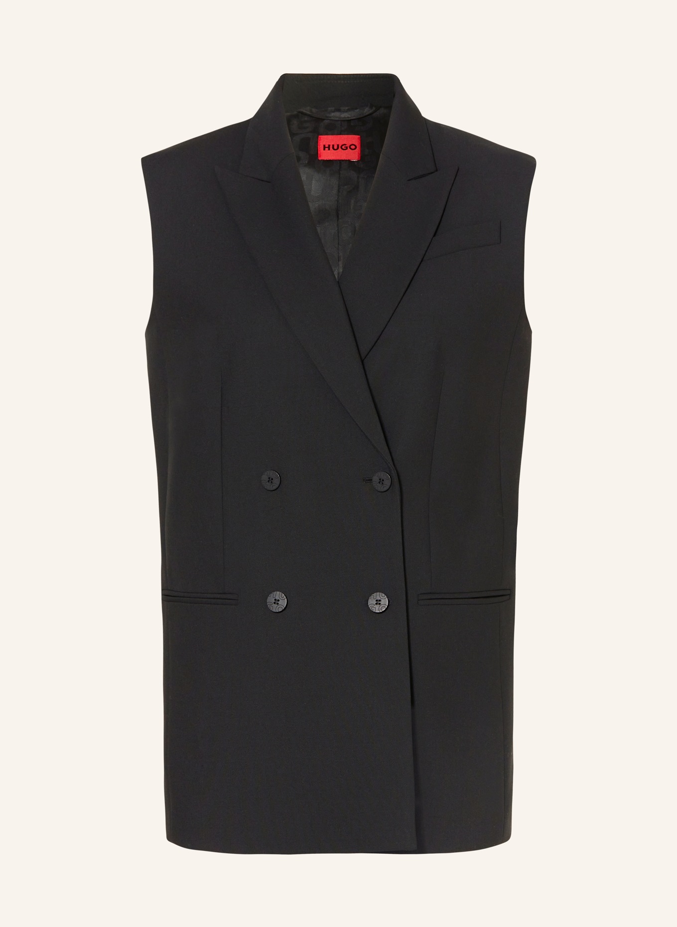 HUGO Blazer vest AMADERA, Color: BLACK (Image 1)