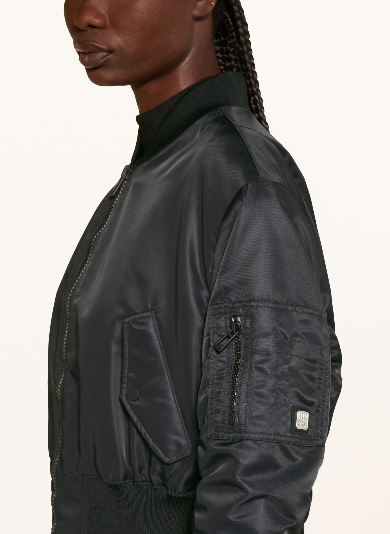 HUGO Bomber jacket FALYNN, Color: BLACK (Image 4)