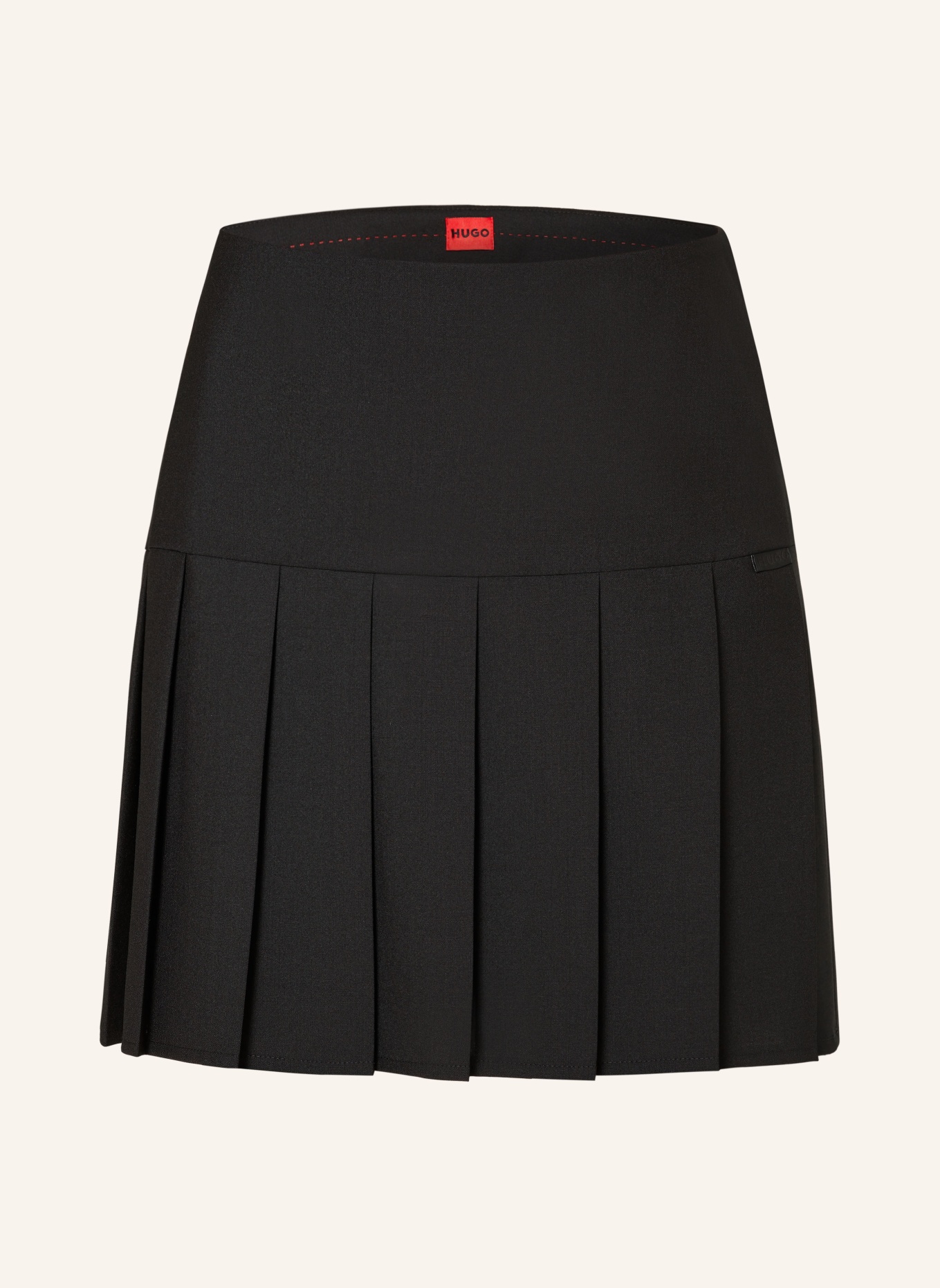 HUGO Pleated skirt REMESA, Color: BLACK (Image 1)