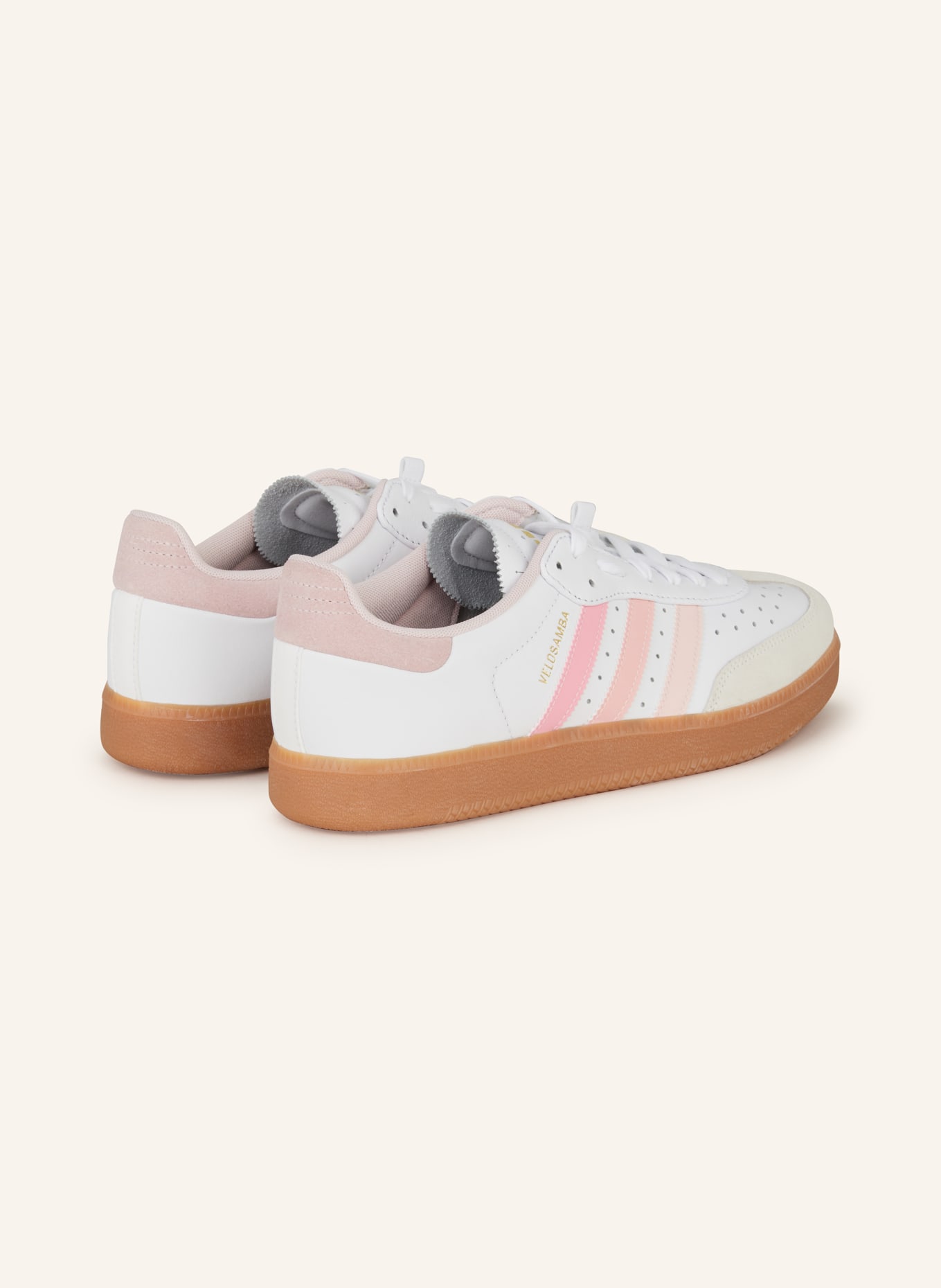 adidas Sneaker VELOSAMBA LEA, Farbe: WEISS/ ALTROSA/ CREME (Bild 2)