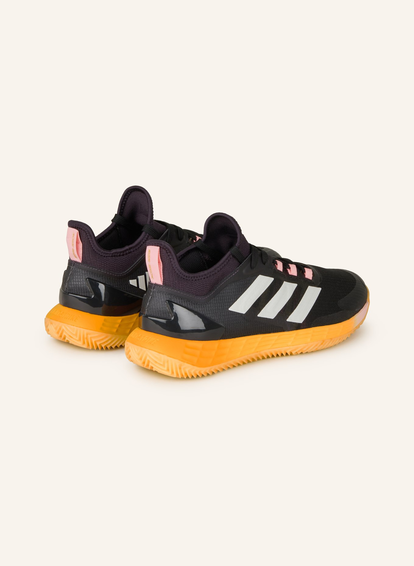 adidas Tennis shoes ADIZERO UBERSONIC 4.1 CL, Color: BLACK/ WHITE/ ORANGE (Image 2)