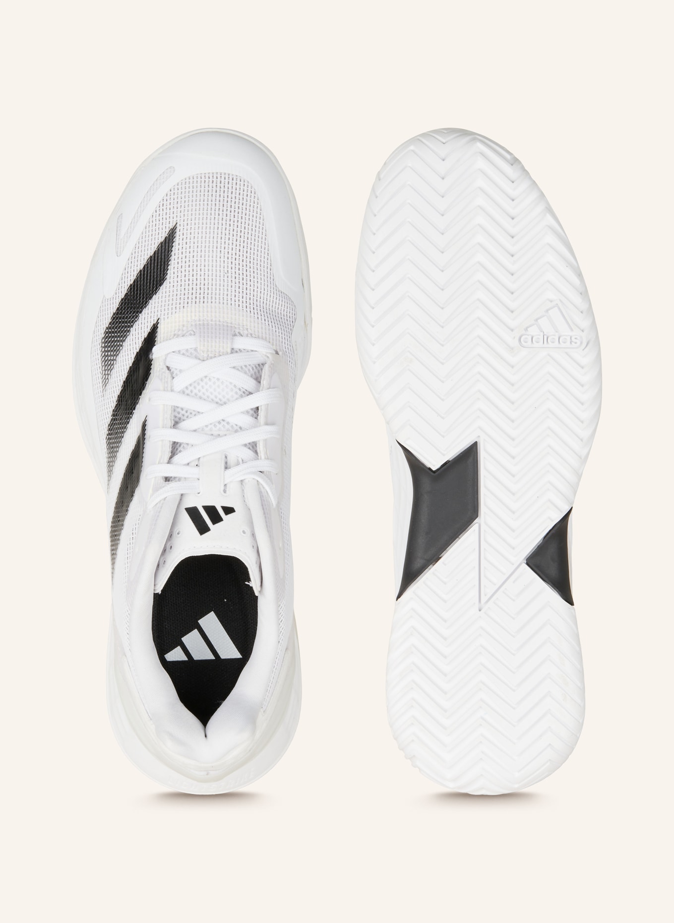 adidas Tennis shoes DEFIANT SPEED 2, Color: WHITE/ BLACK (Image 5)