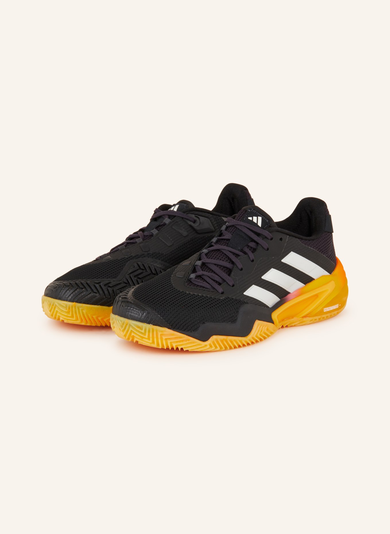 adidas Buty tenisowe BARRICADE 13, Kolor: CZARNY/ SREBRNY/ POMARAŃCZOWY (Obrazek 1)