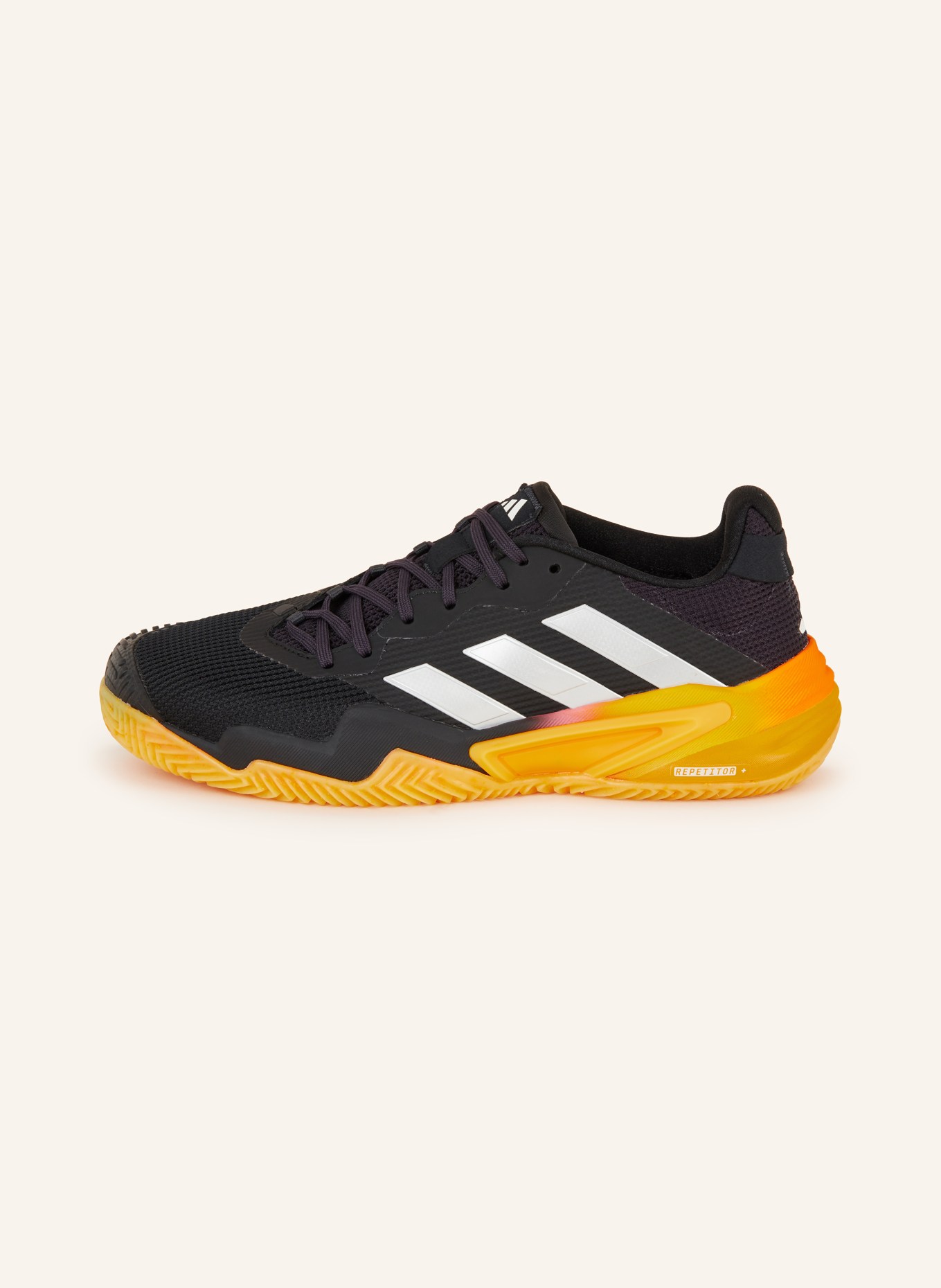 adidas Buty tenisowe BARRICADE 13, Kolor: CZARNY/ SREBRNY/ POMARAŃCZOWY (Obrazek 4)