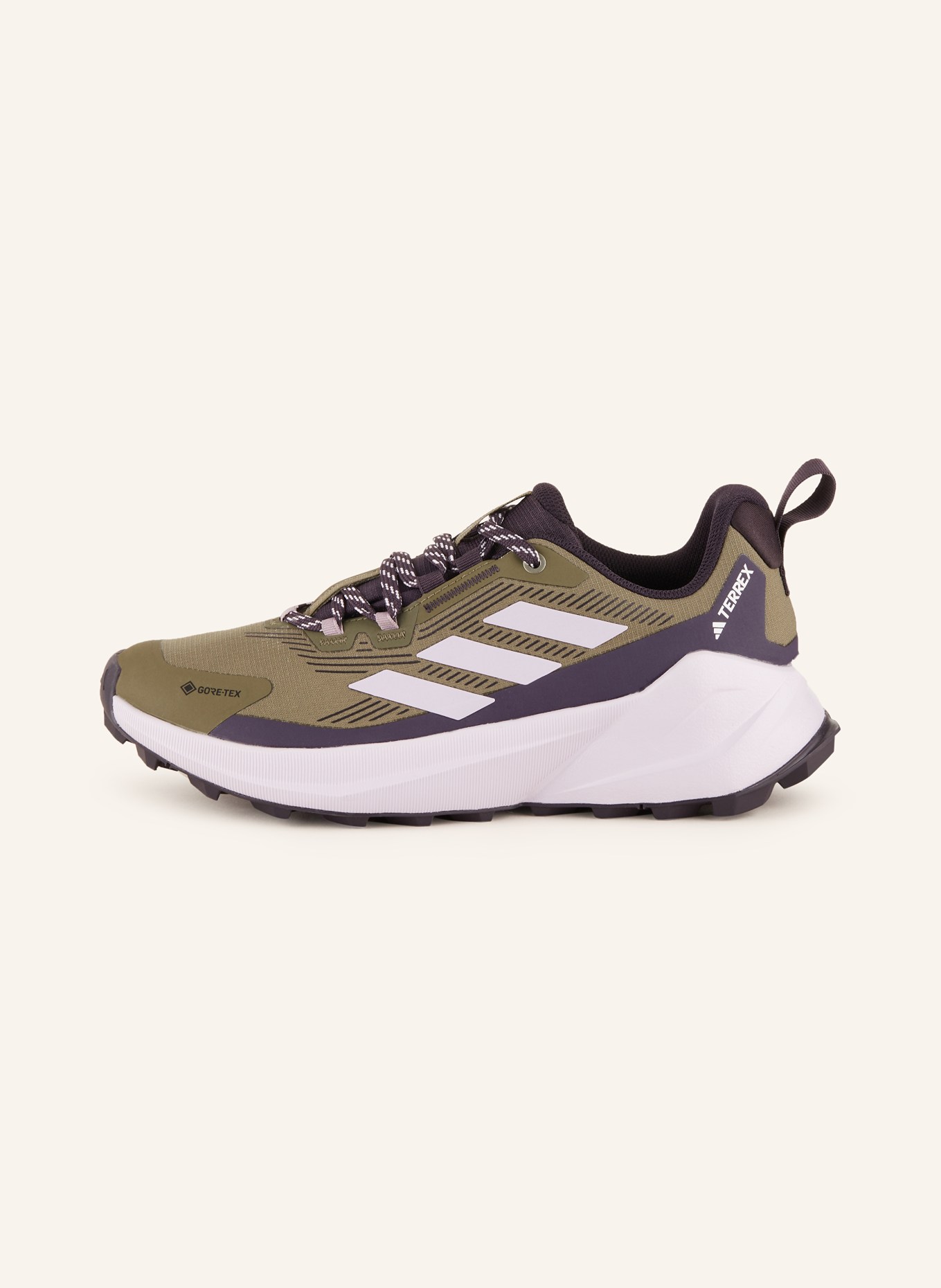 adidas TERREX Trekking shoes TERREX TRAILMARKER 2 GTX, Color: KHAKI/ LIGHT PURPLE/ DARK PURPLE (Image 4)