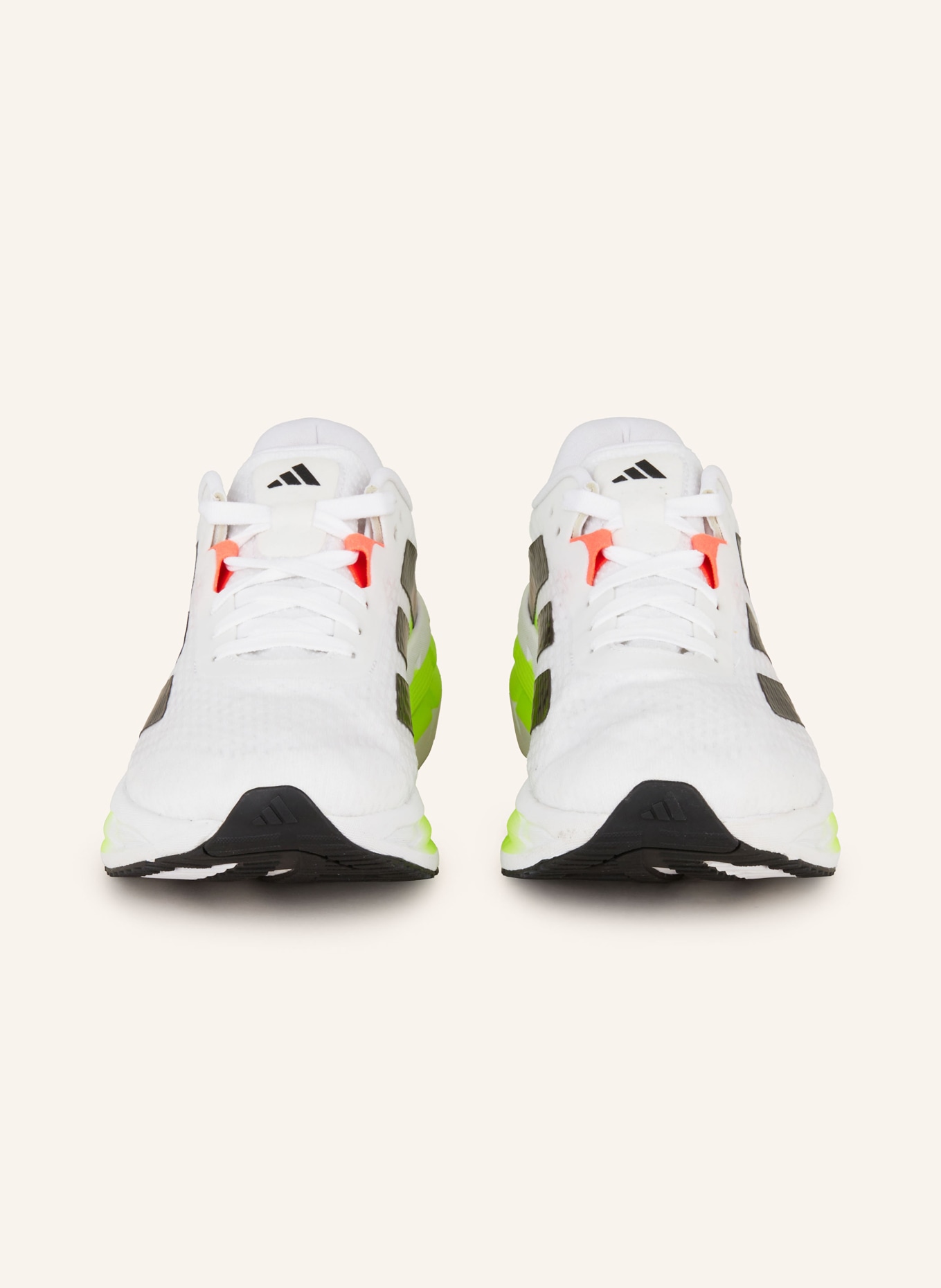 adidas Running shoes ADISTAR 3, Color: WHITE/ BLACK/ NEON GREEN (Image 3)