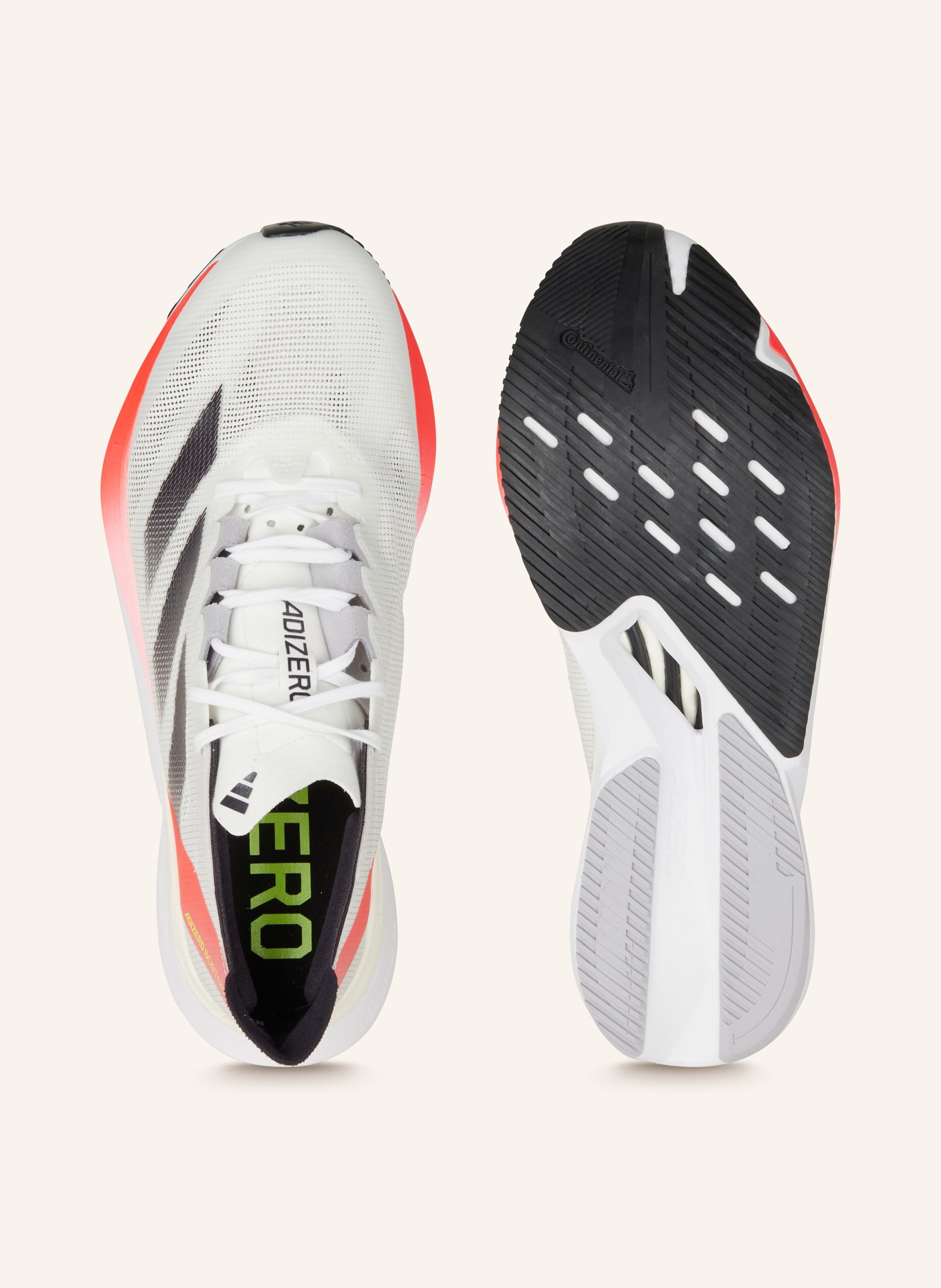 adidas Running shoes ADIZERO BOSTON 12, Color: WHITE/ NEON RED/ BLACK (Image 5)