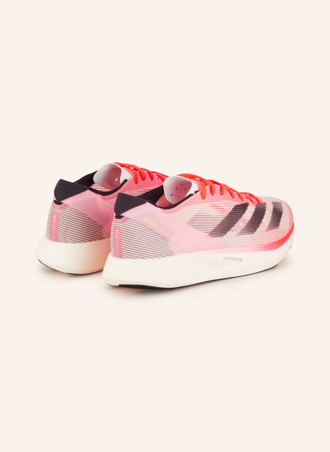 adidas Running shoe ADIZERO TAKUMI SEN 10, Color: PINK/ NEON RED/ ROSE (Image 2)