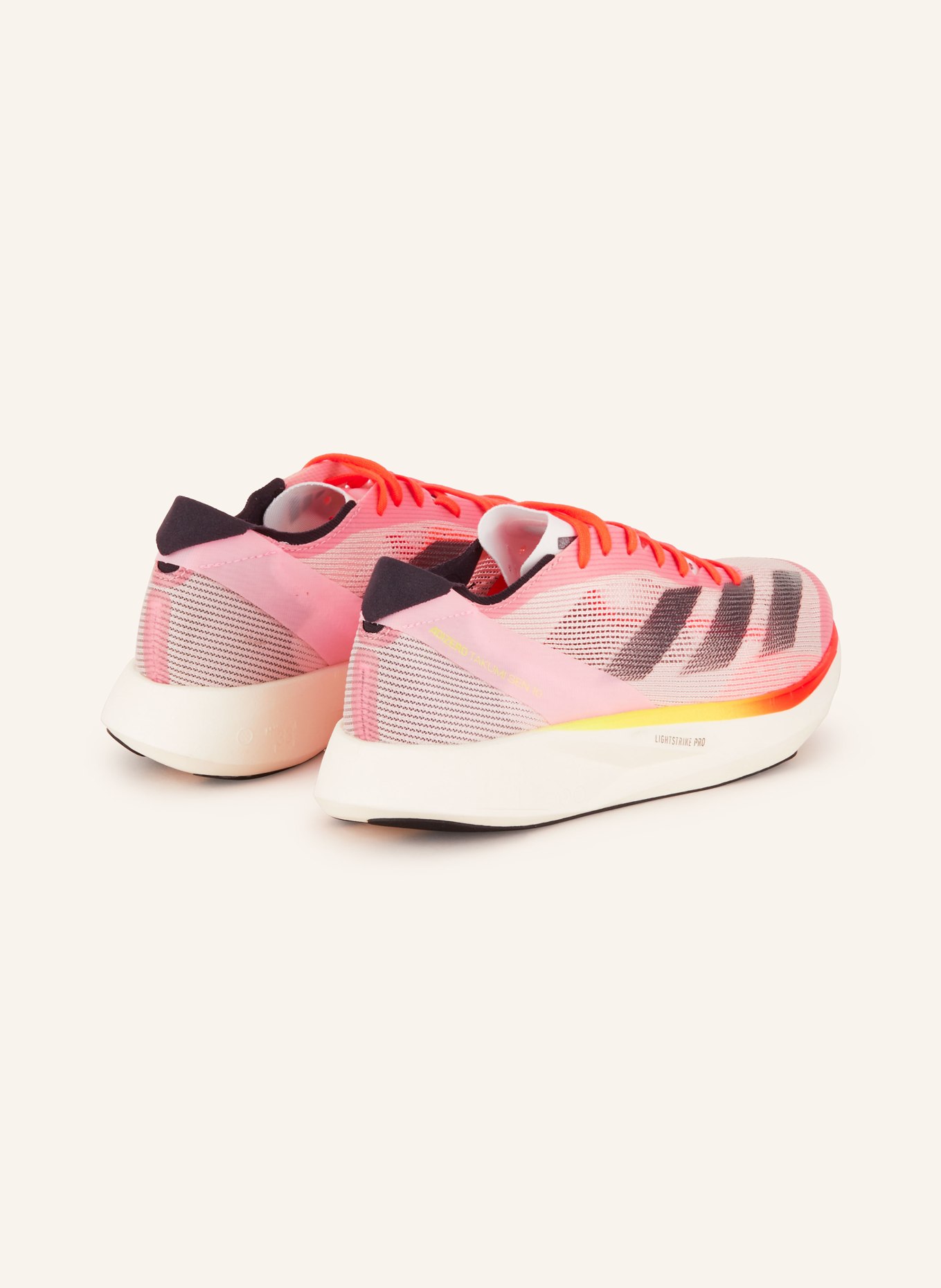 adidas Running shoe ADIZERO TAKUMI SEN 10, Color: PINK/ NEON RED/ ROSE (Image 2)