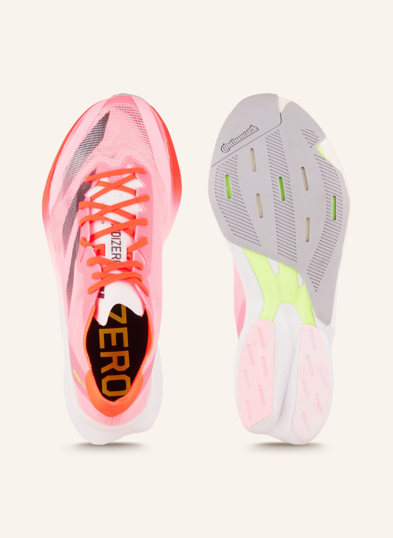 adidas Running shoes ADIZERO ADIOS 8, Color: NEON PINK/ NEON RED (Image 5)