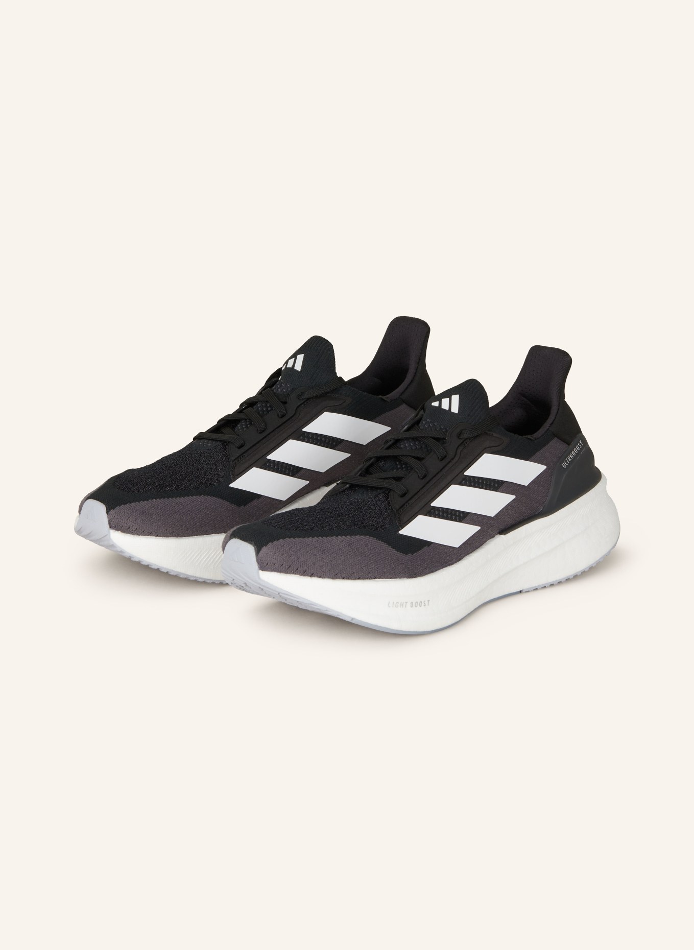 adidas Laufschuhe ULTRABOOST 5X: SCHWARZ / GRAU / WEISS