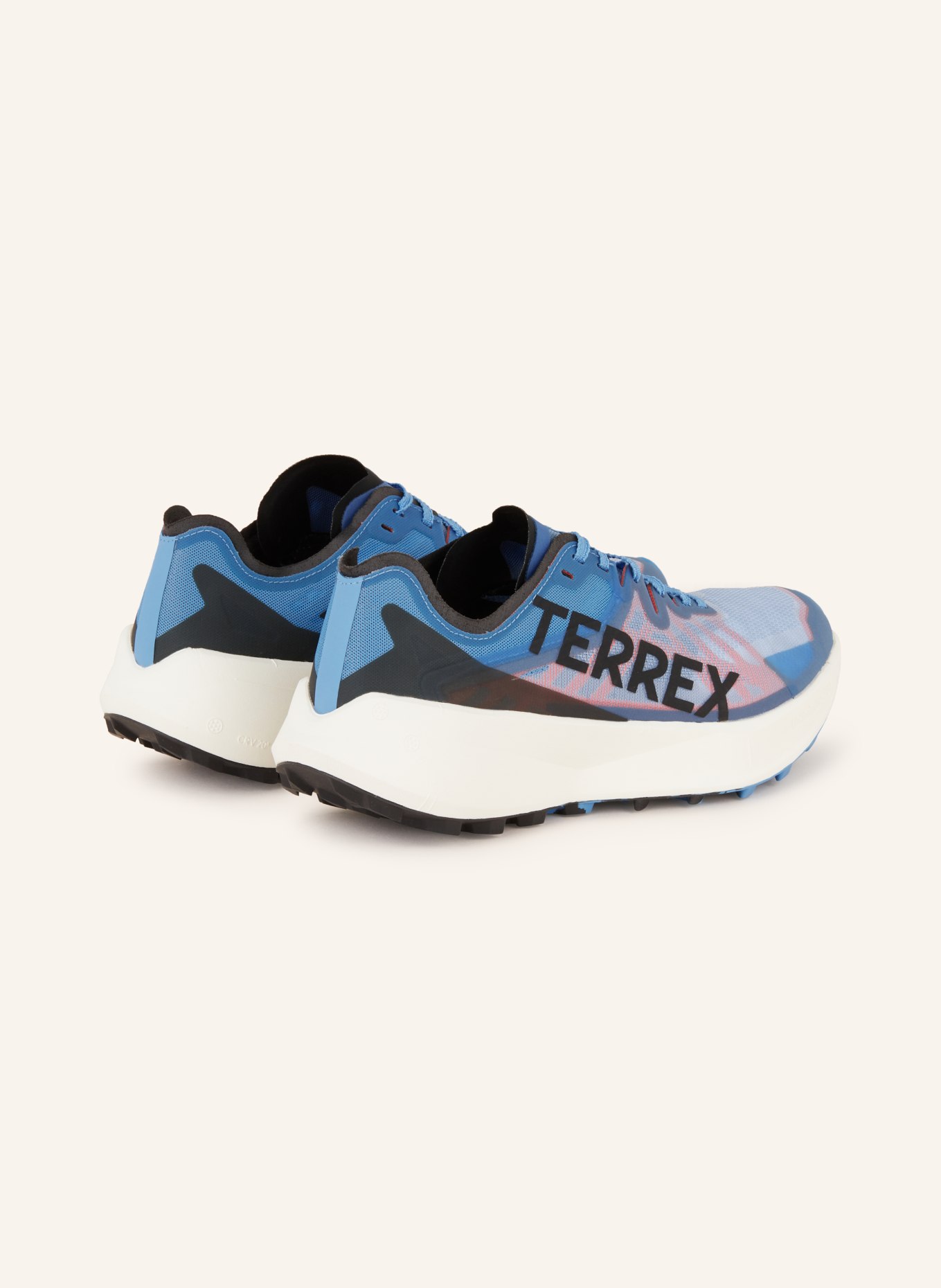 adidas TERREX Trail running shoes TERREX AGRAVIC SPEED, Color: LIGHT BLUE/ ORANGE/ BLACK (Image 2)