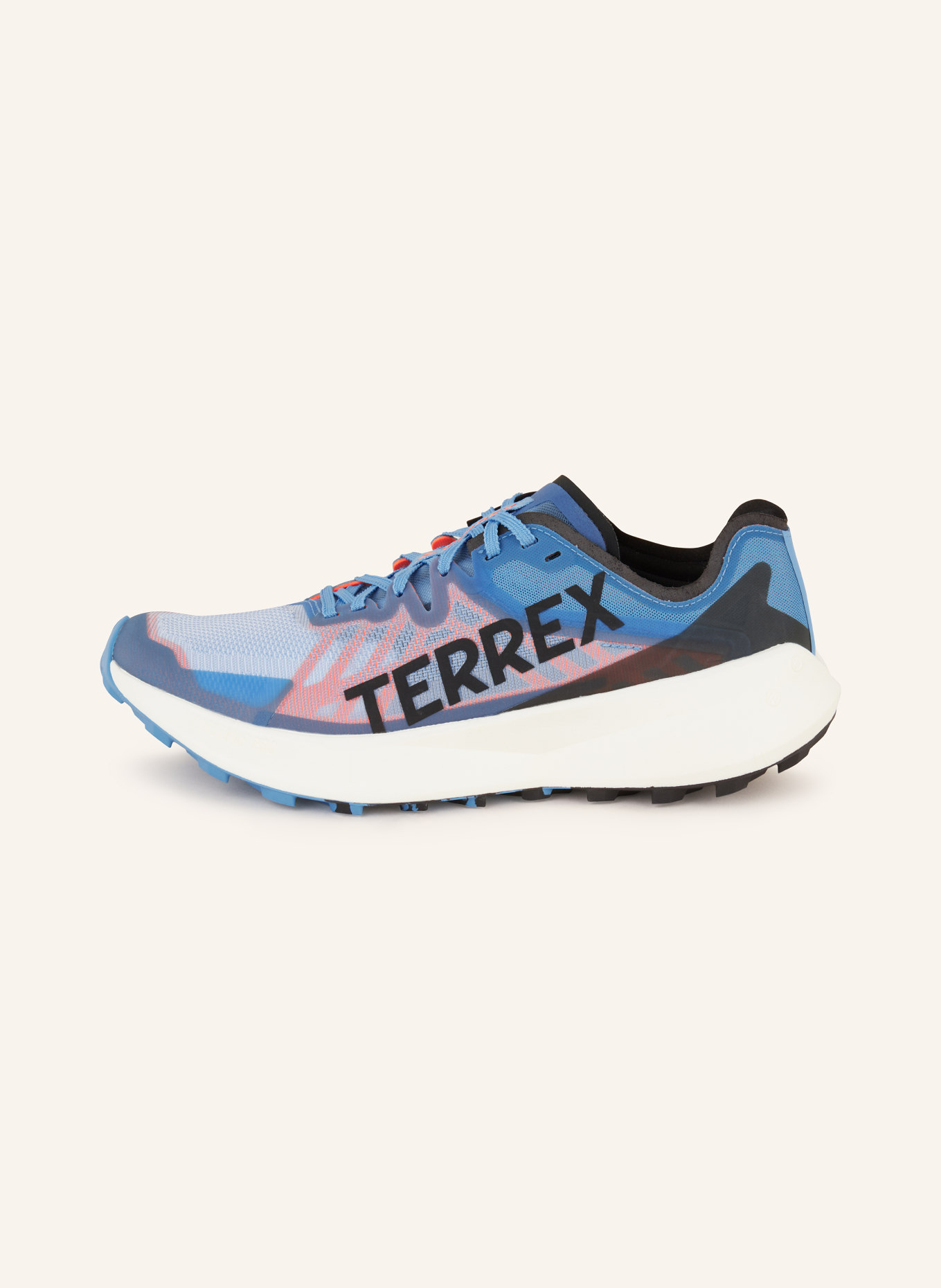 adidas TERREX Trail running shoes TERREX AGRAVIC SPEED, Color: LIGHT BLUE/ ORANGE/ BLACK (Image 4)