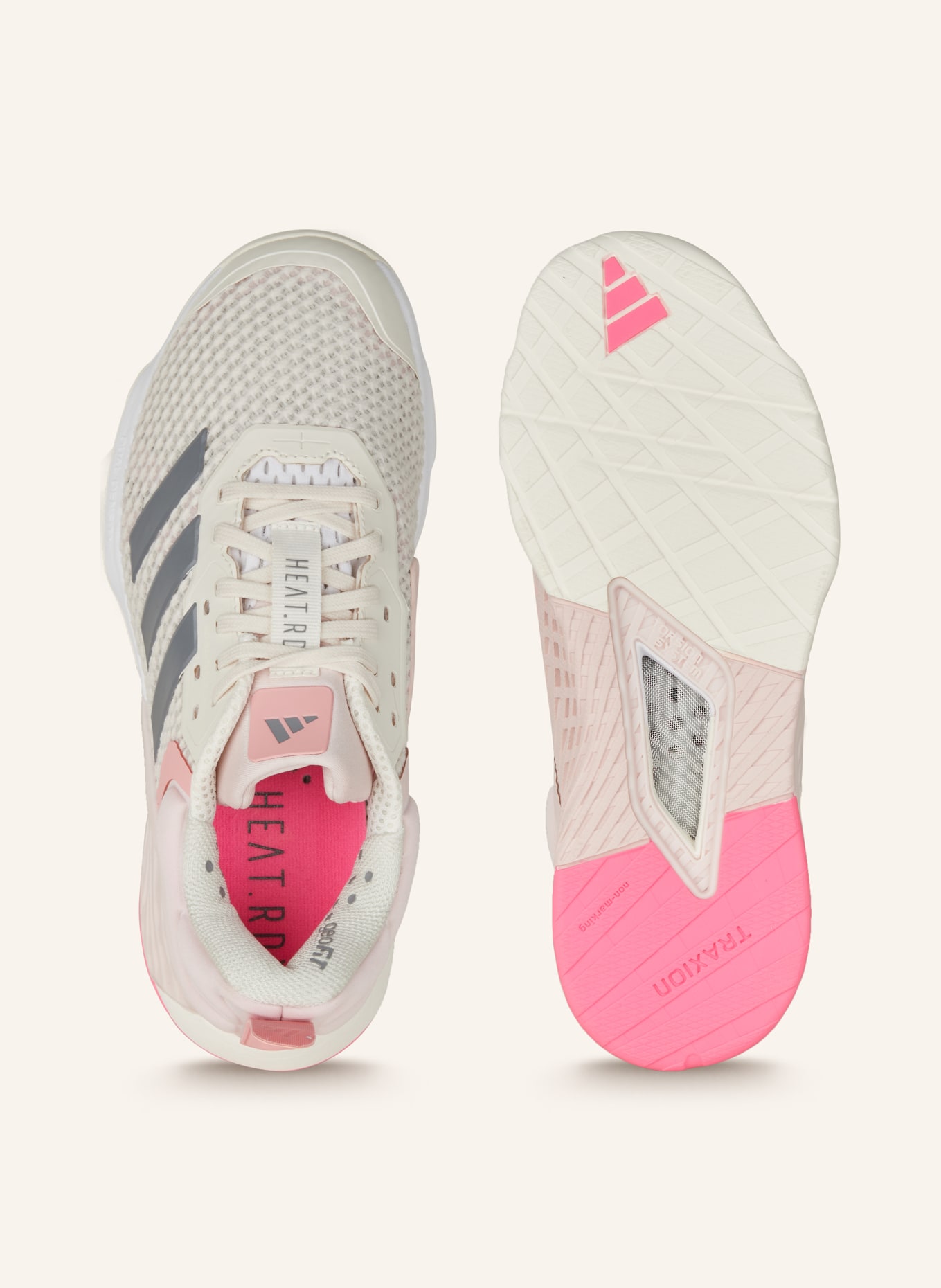 adidas DROPSET 3 fitness shoes, Color: CREAM/ ROSE (Image 5)