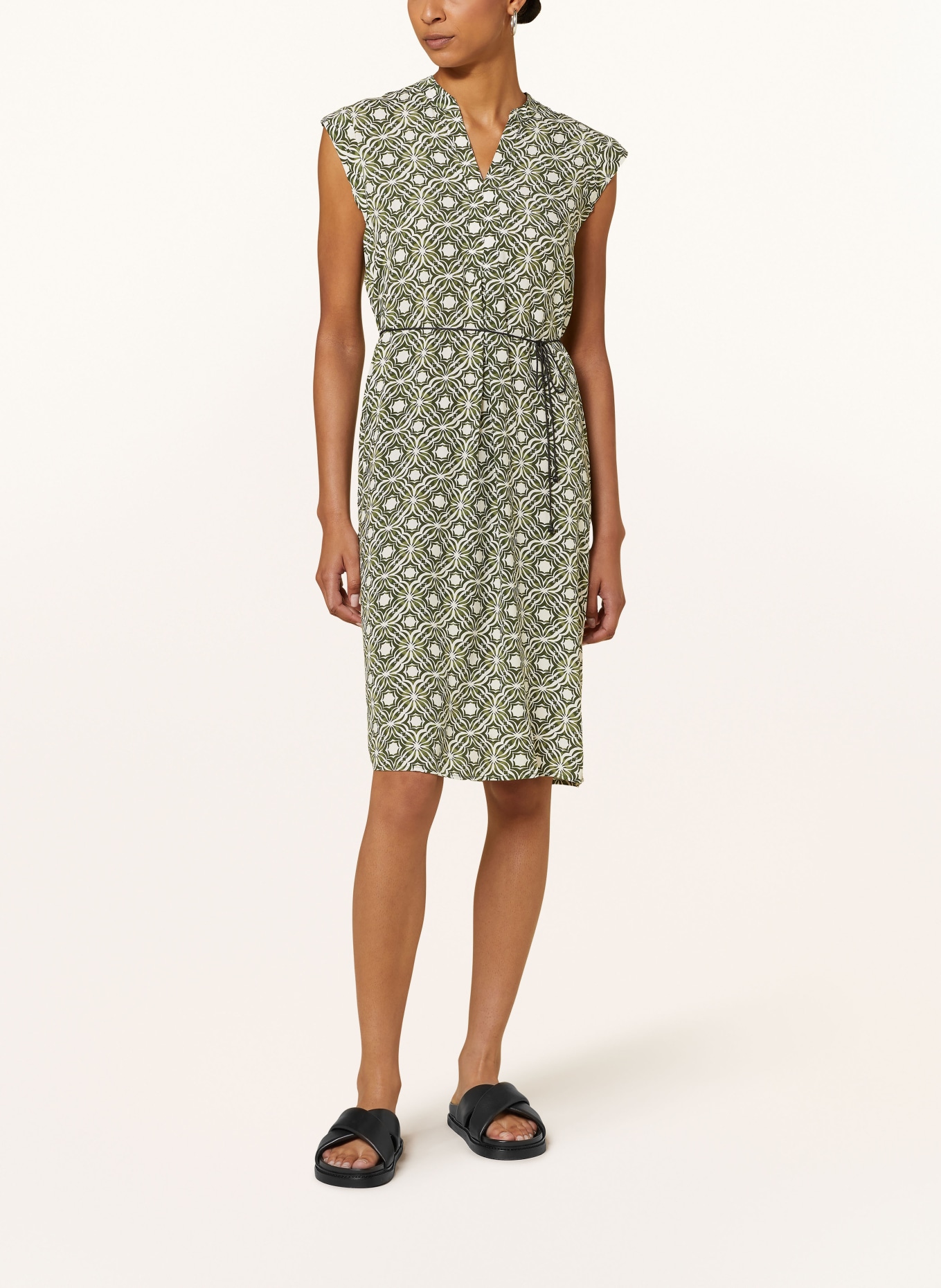 CARTOON Kleid, Farbe: GRÜN/ CREME (Bild 2)