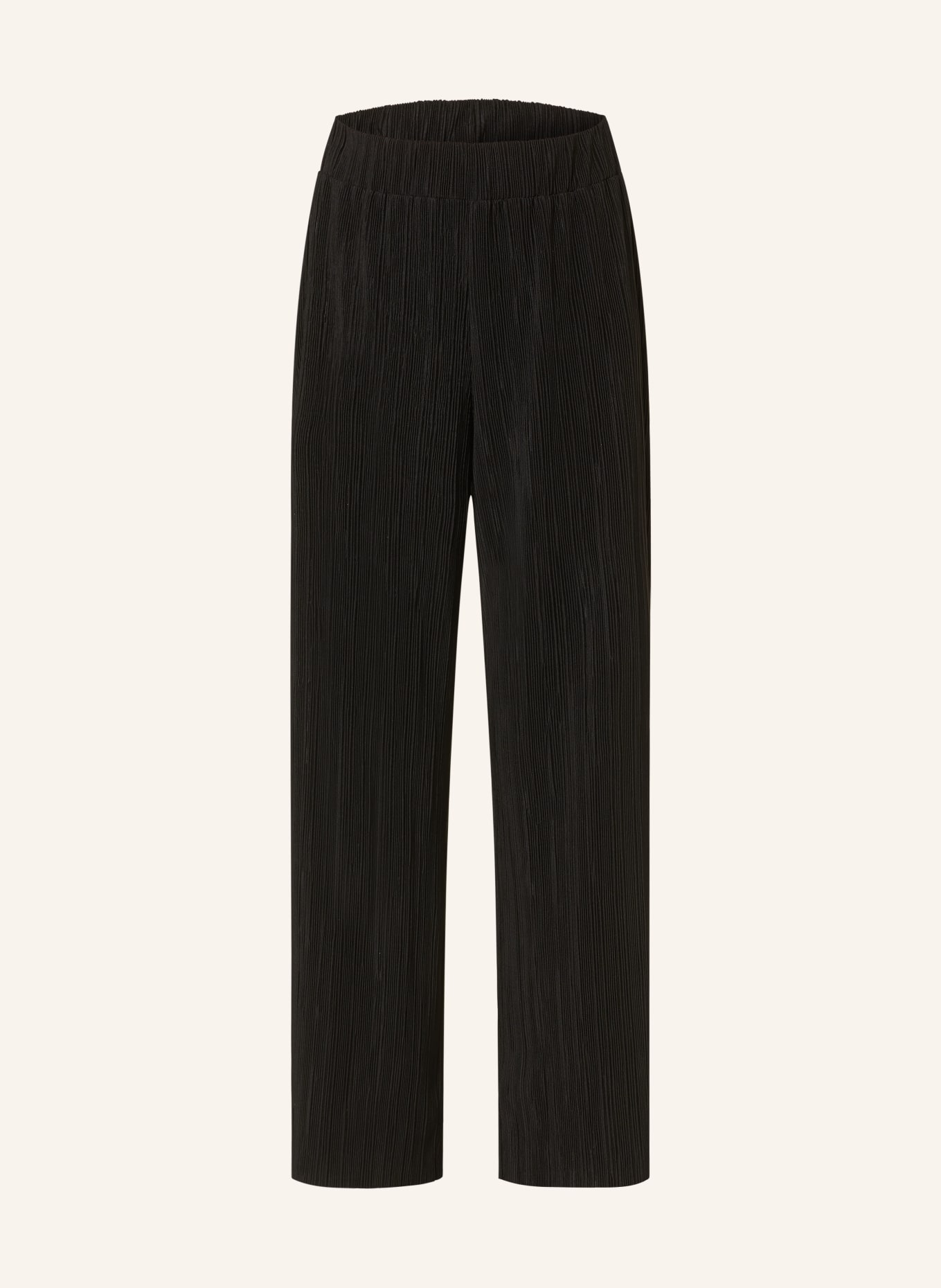 CARTOON Pleated pants, Color: BLACK (Image 1)
