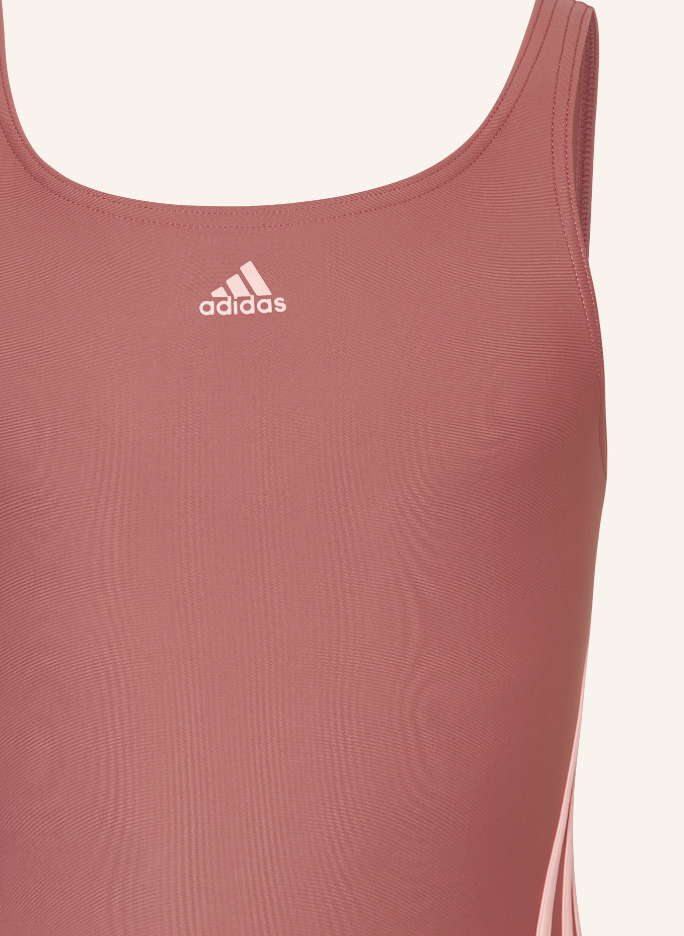 adidas Badeanzug 3-STREIFEN, Farbe: ROSÉ (Bild 3)