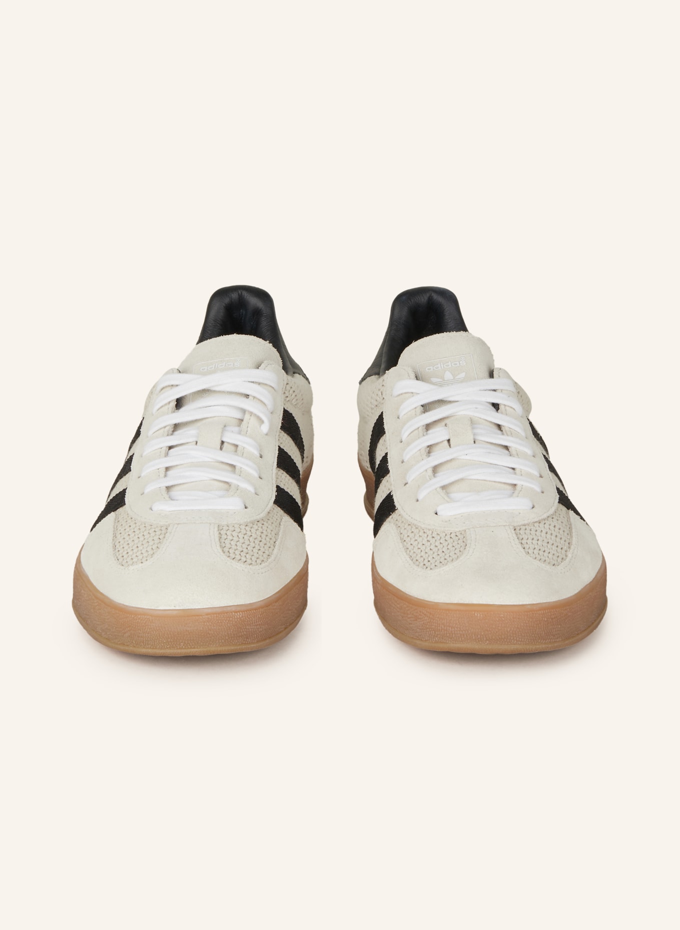 adidas Originals Baskets GAZELLE INDOOR: CRÈME / NOIR