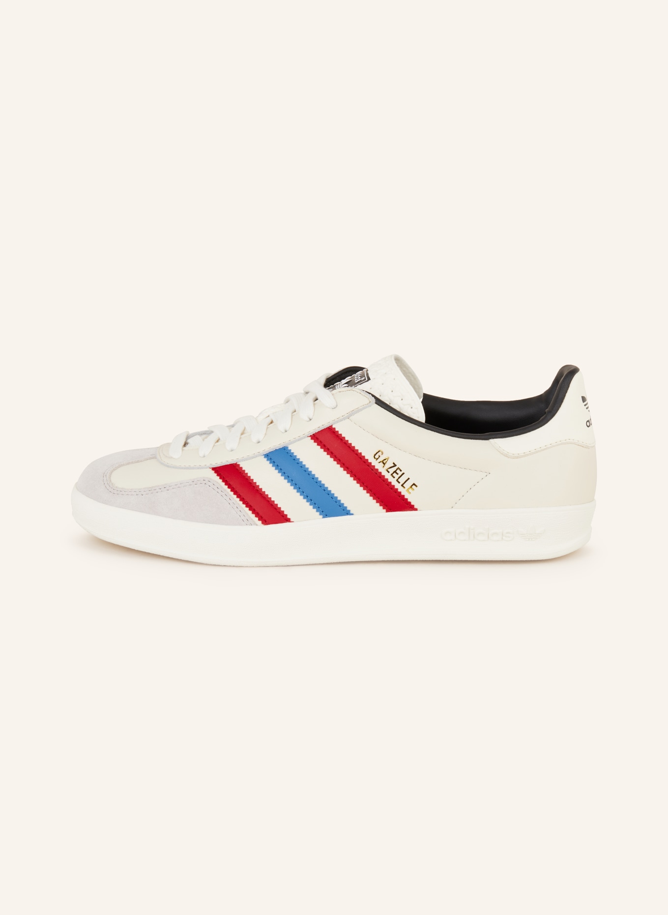 adidas Originals Sneaker GAZELLE INDOOR in creme blau rot