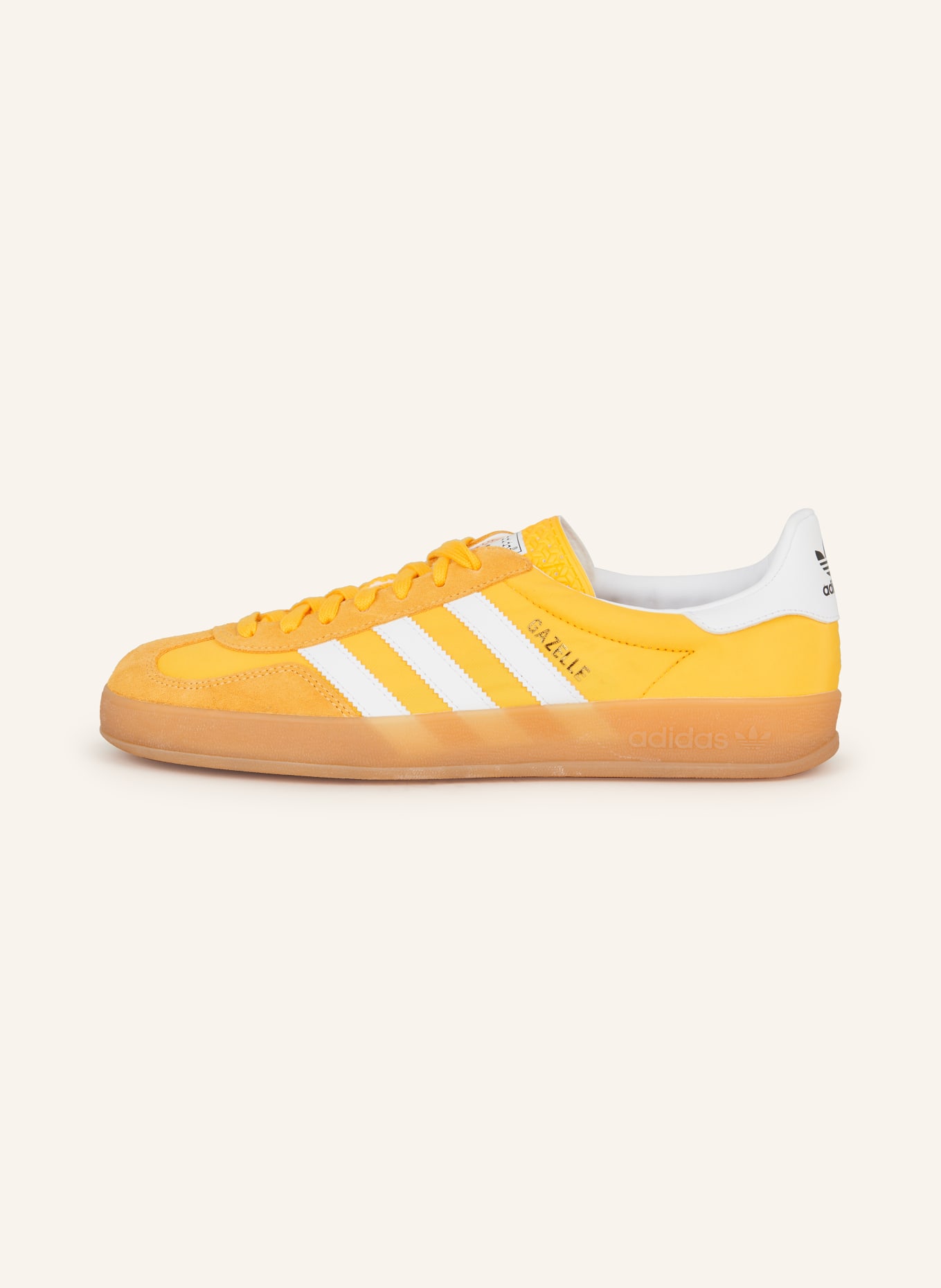 adidas Originals Sneaker GAZELLE INDOOR, Farbe: GELB/ DUNKELGELB/ WEISS (Bild 4)