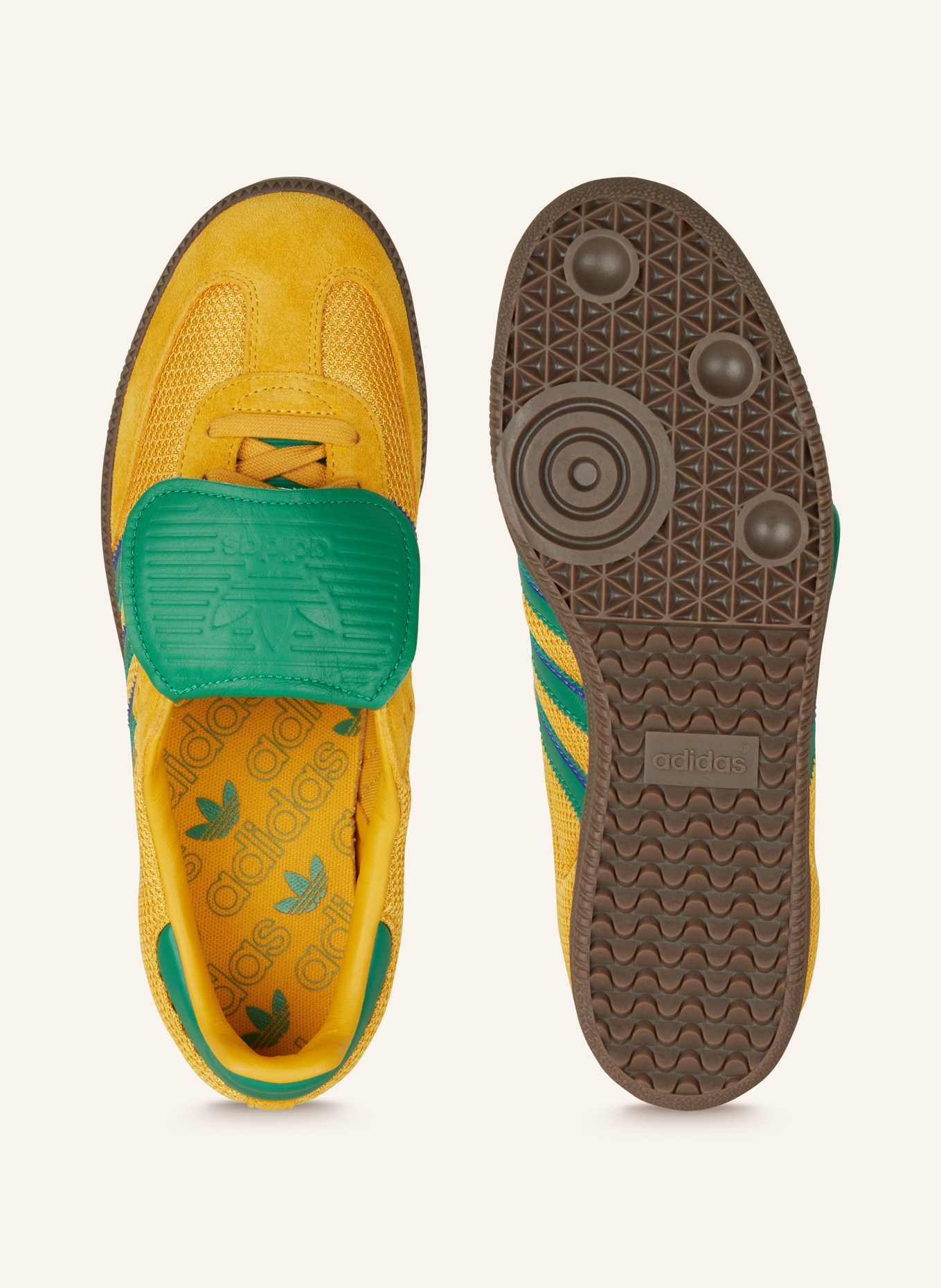Adidas samba yellow green store