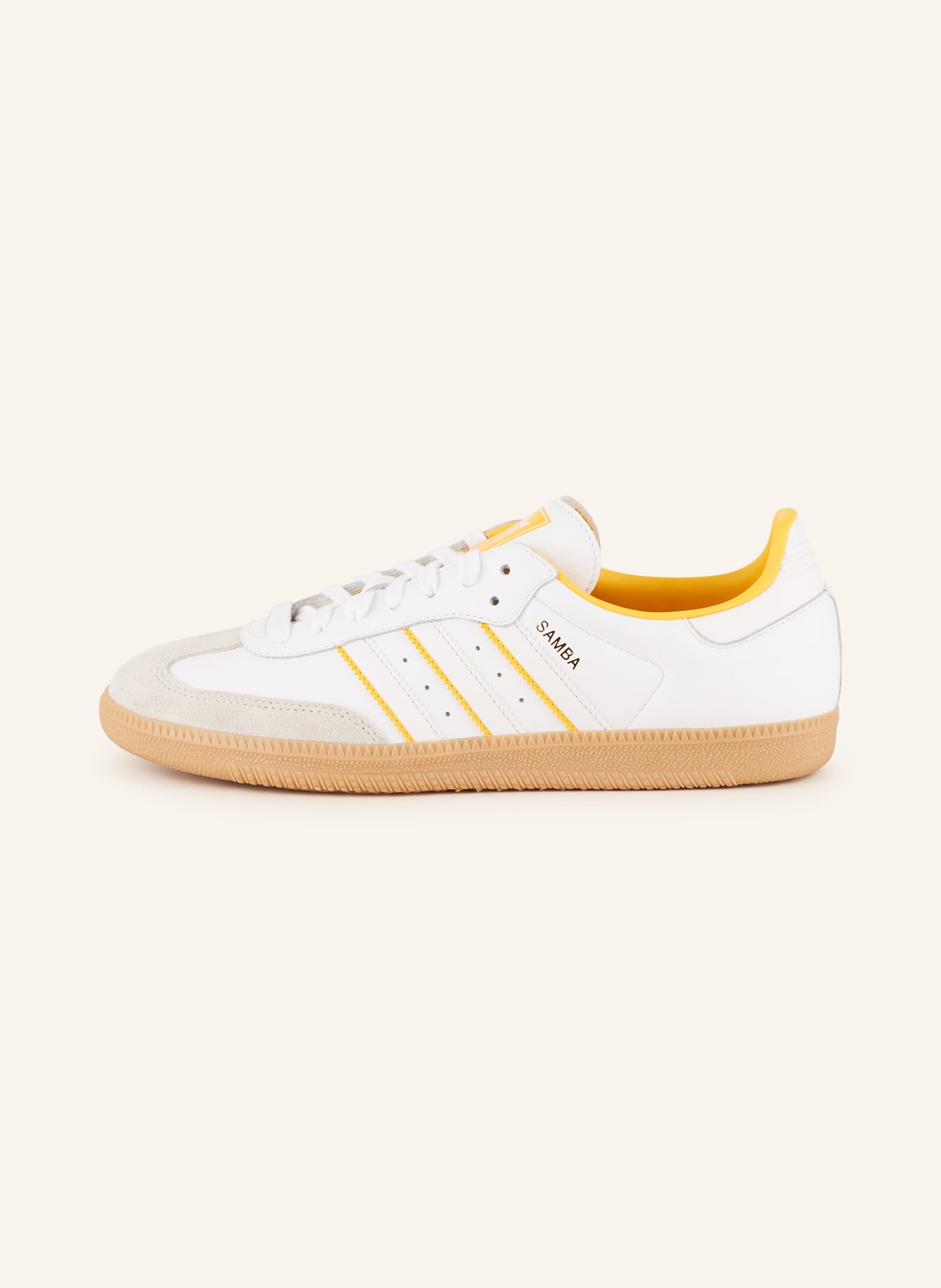 adidas Originals Sneaker SAMBA OG, Farbe: WEISS/ HELLGRAU/ ORANGE (Bild 4)