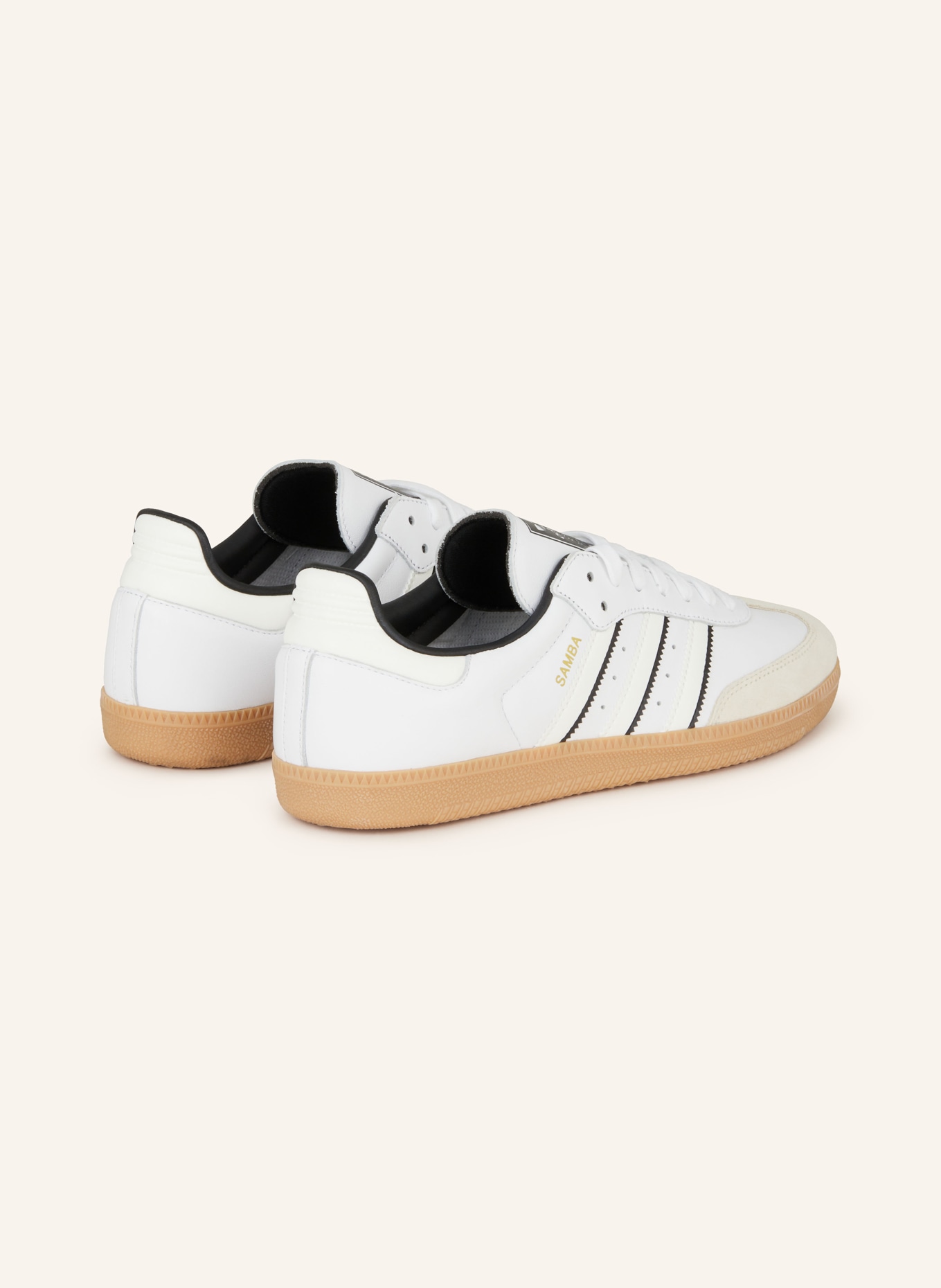 adidas Originals Sneaker SAMBA OG, Farbe: WEISS/ CREME/ ECRU (Bild 2)