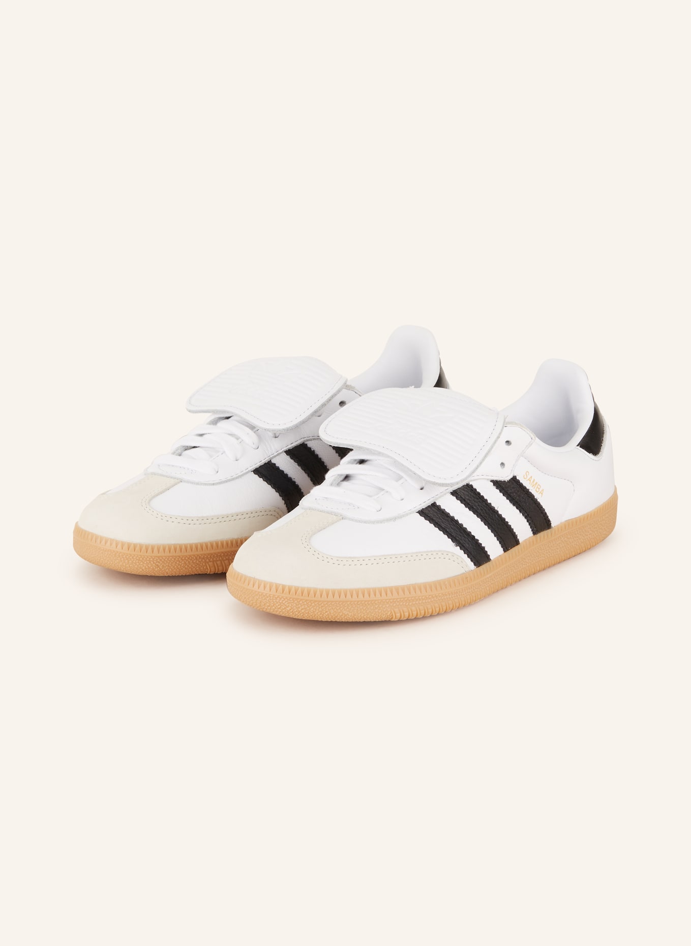 adidas Originals Sneaker SAMBA LT, Farbe: WEISS/ SCHWARZ/ HELLGRAU (Bild 1)