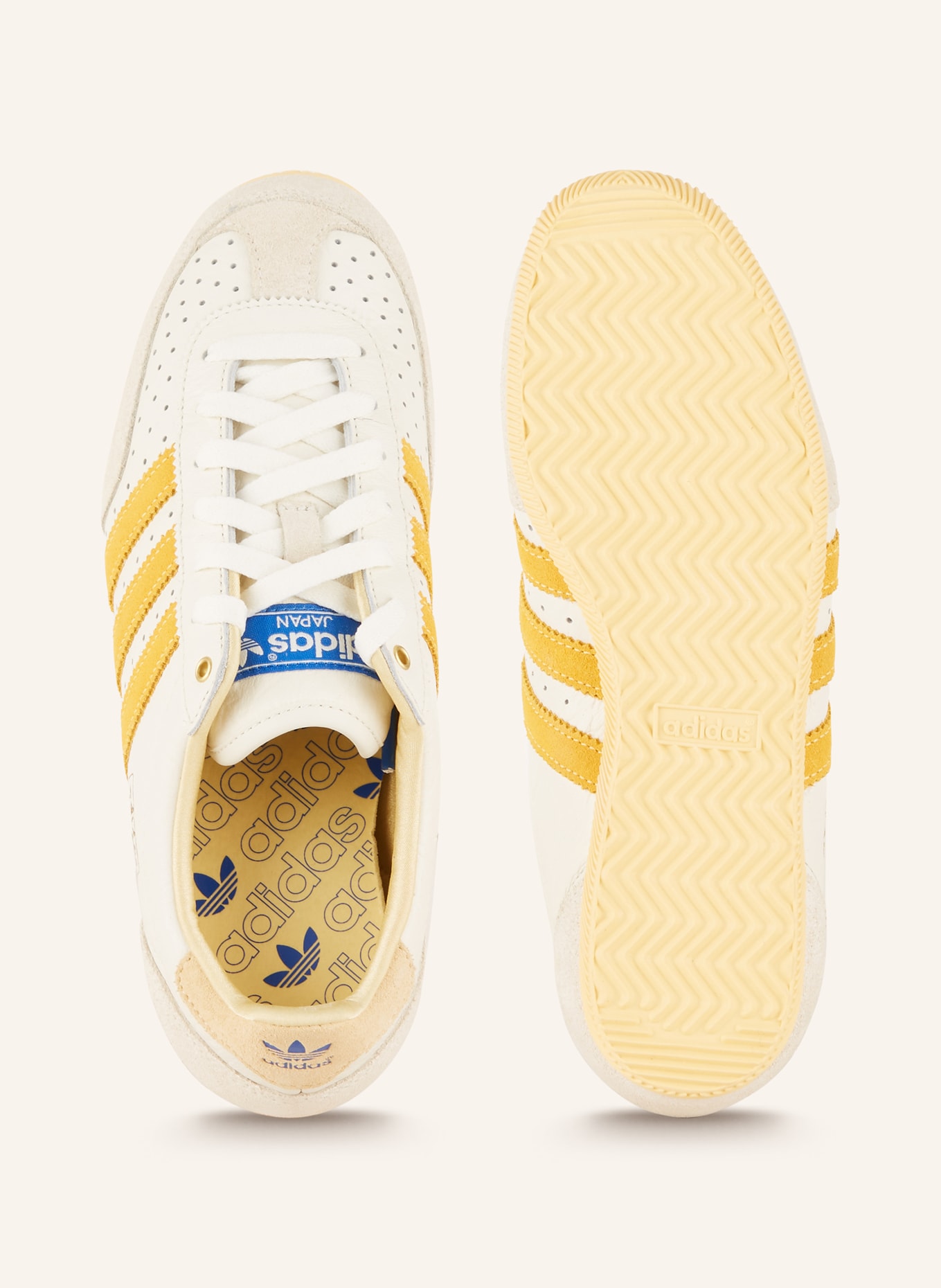 adidas Originals Sneaker JAPAN in creme dunkelgelb hellgelb