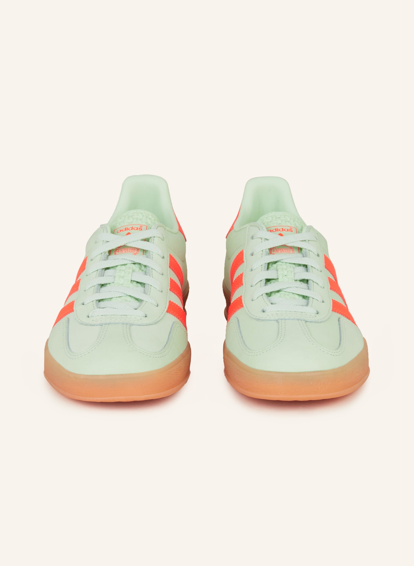 adidas Originals Sneaker GAZELLE INDOOR, Farbe: MINT/ NEONORANGE (Bild 3)