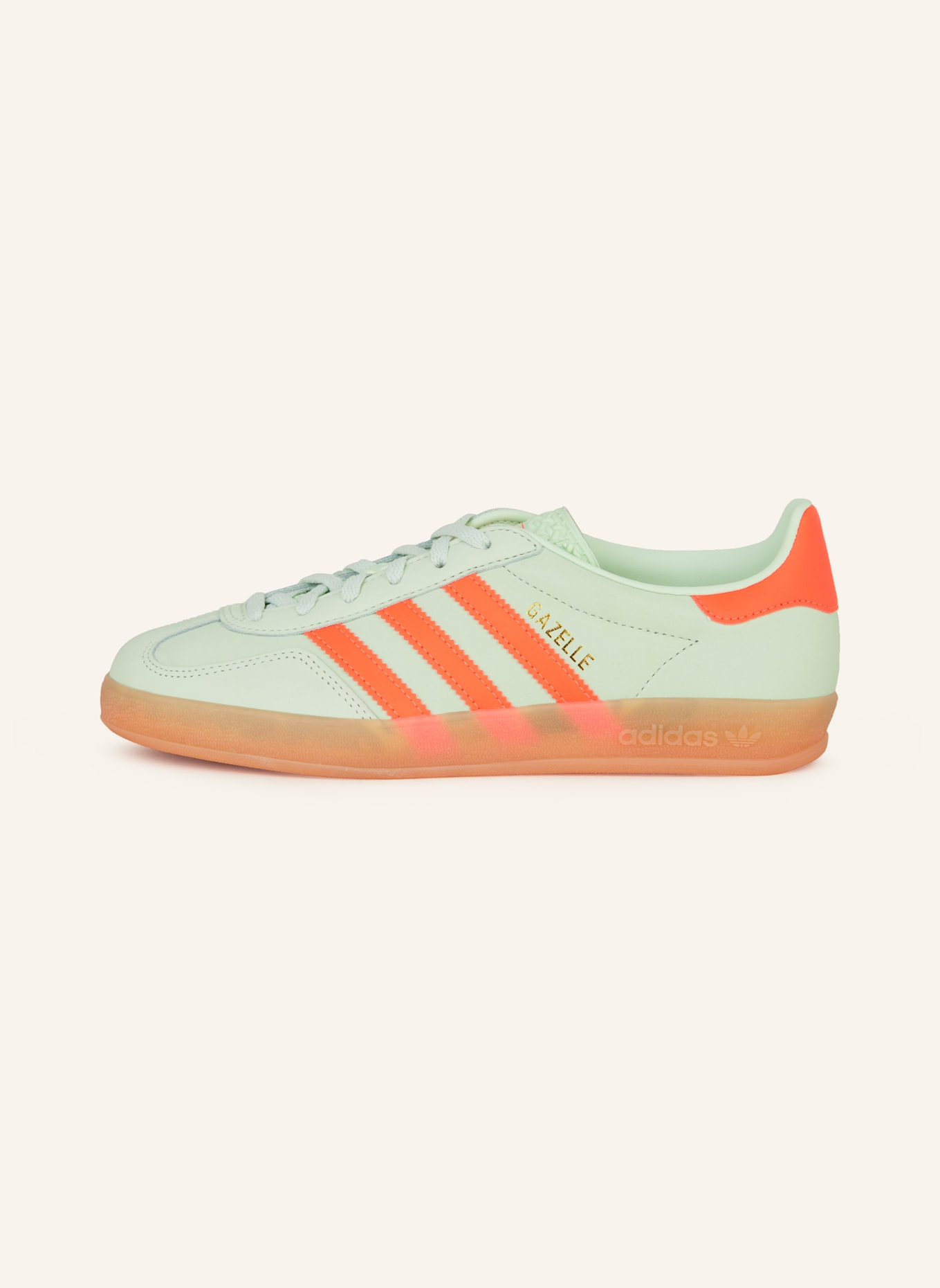 adidas Originals Sneaker GAZELLE INDOOR, Farbe: MINT/ NEONORANGE (Bild 4)