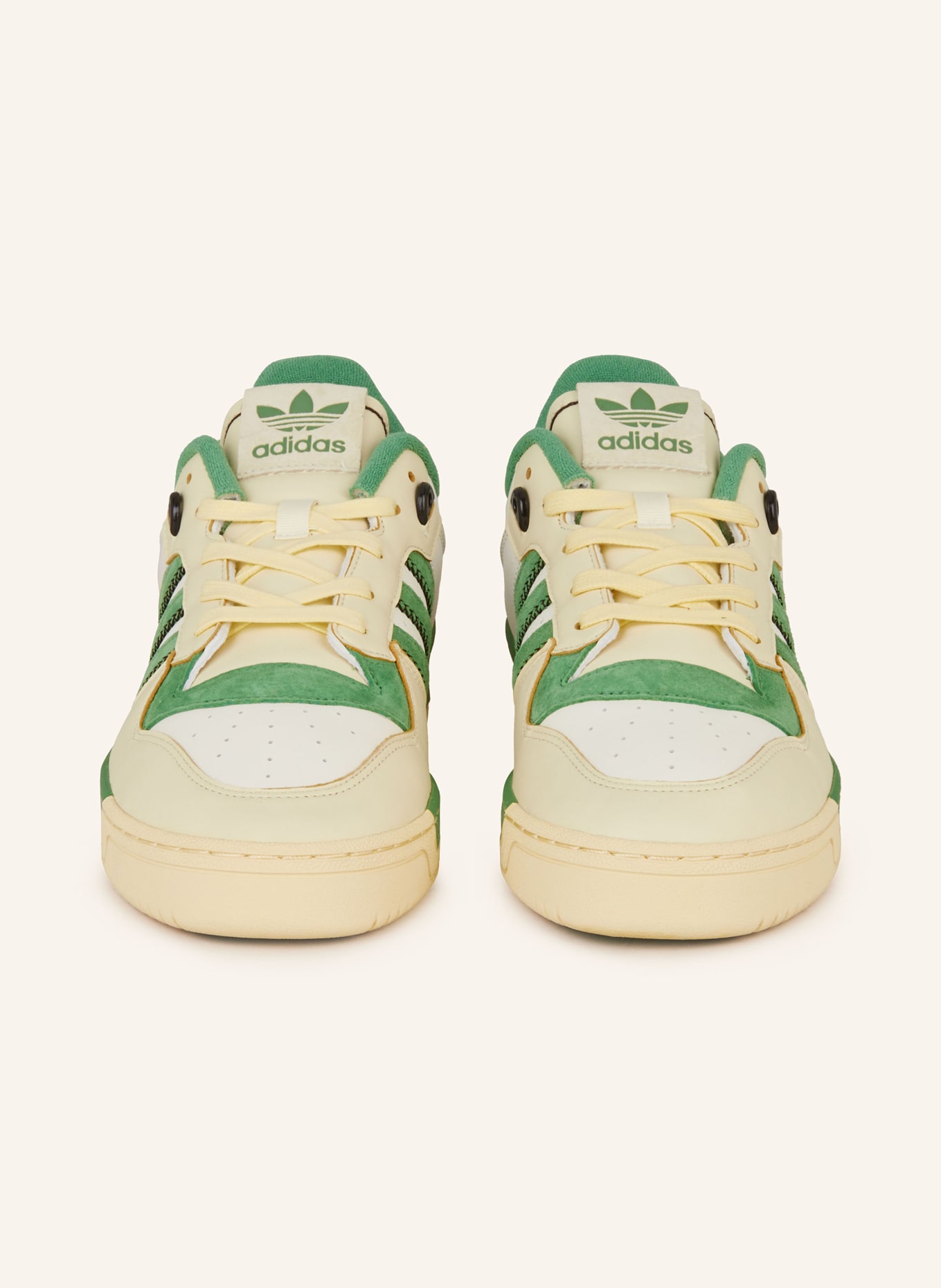 adidas Originals Sneakersy RIVALRY 86: KRÉMOVÁ / ZELENÁ / TMAVĚ ŽLUTÁ