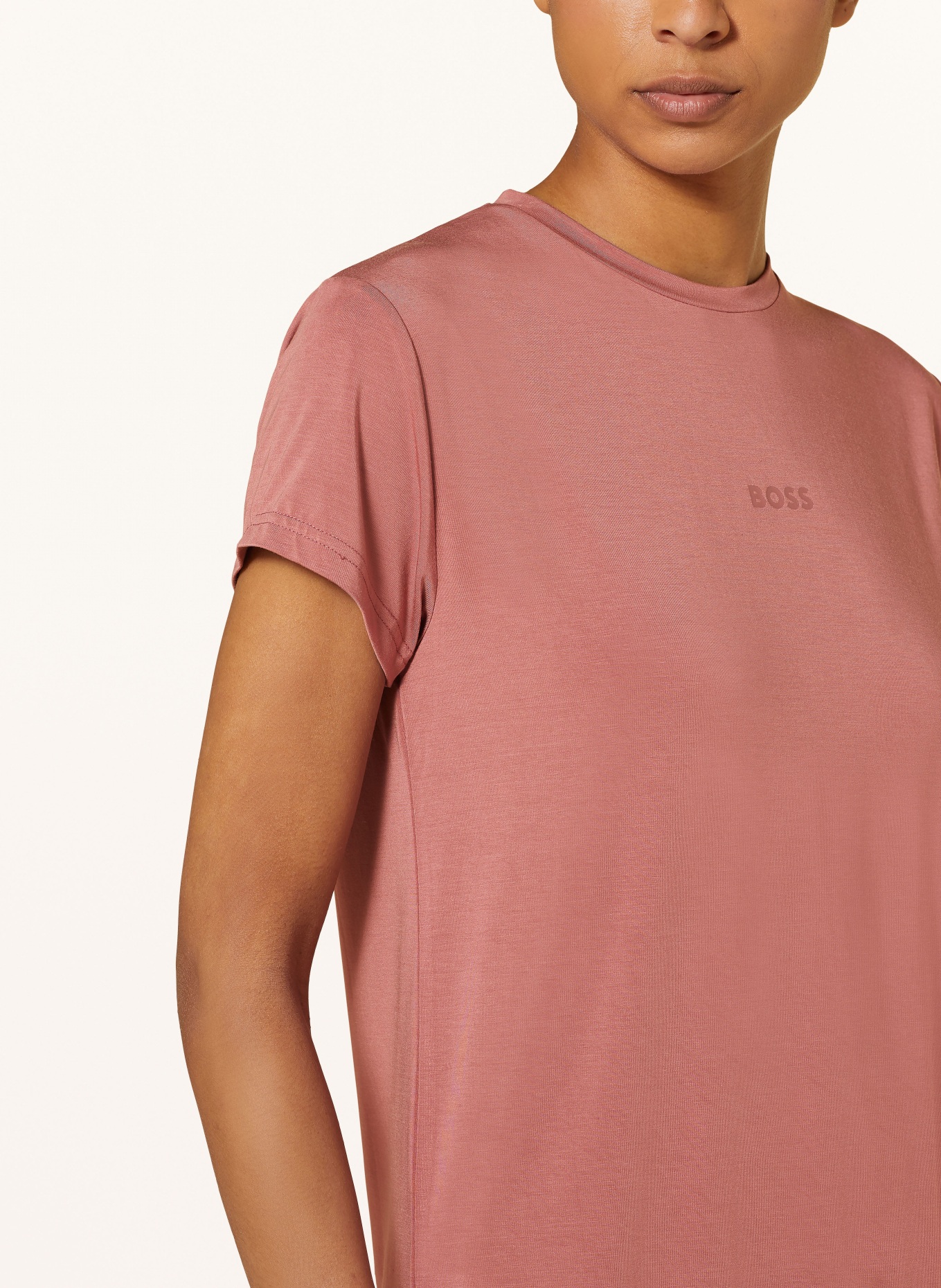 BOSS Pajama shirt BEA, Color: ROSE (Image 4)