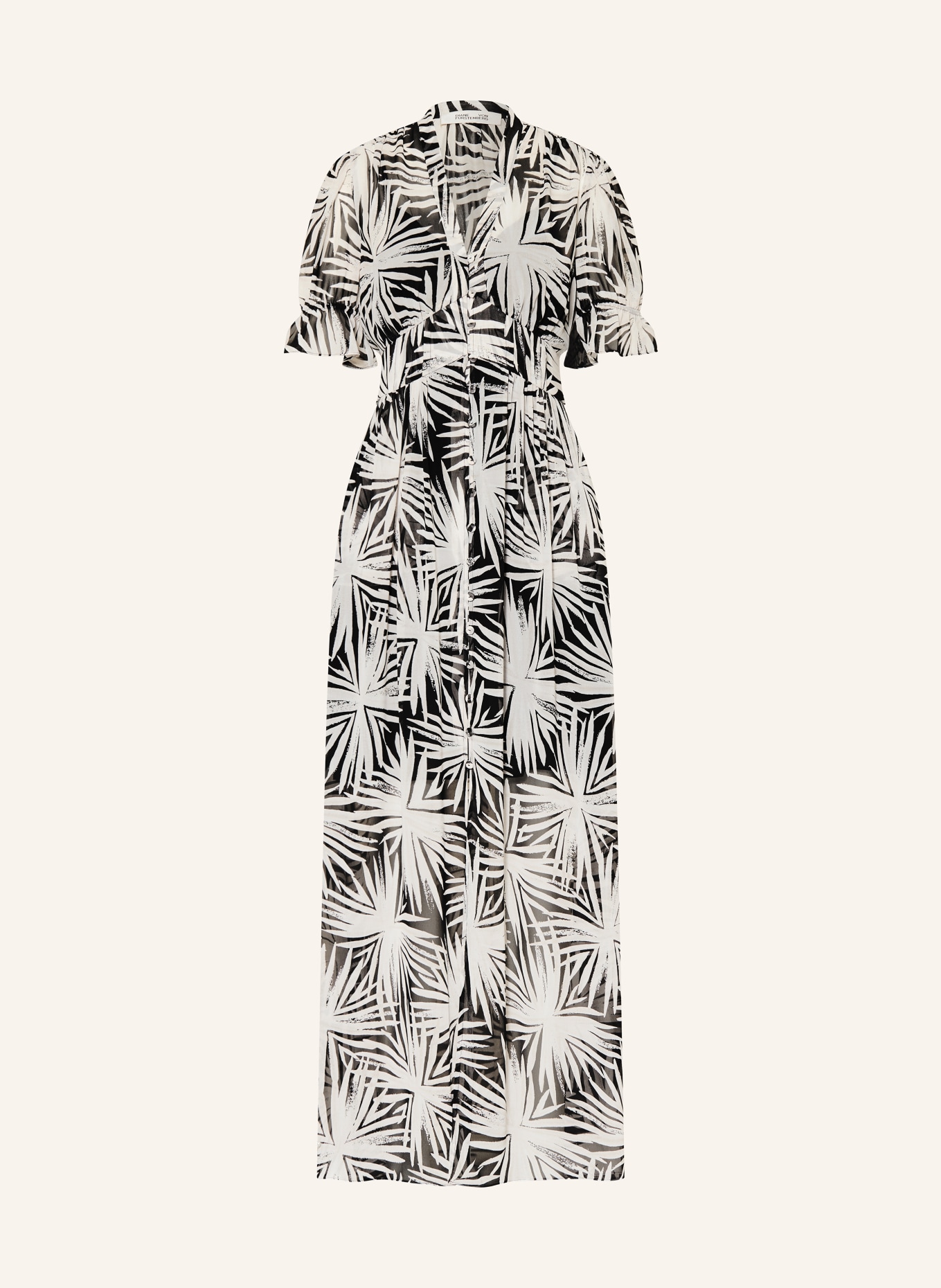 DIANE VON FURSTENBERG Dress ERICA, Color: BLACK/ WHITE (Image 1)