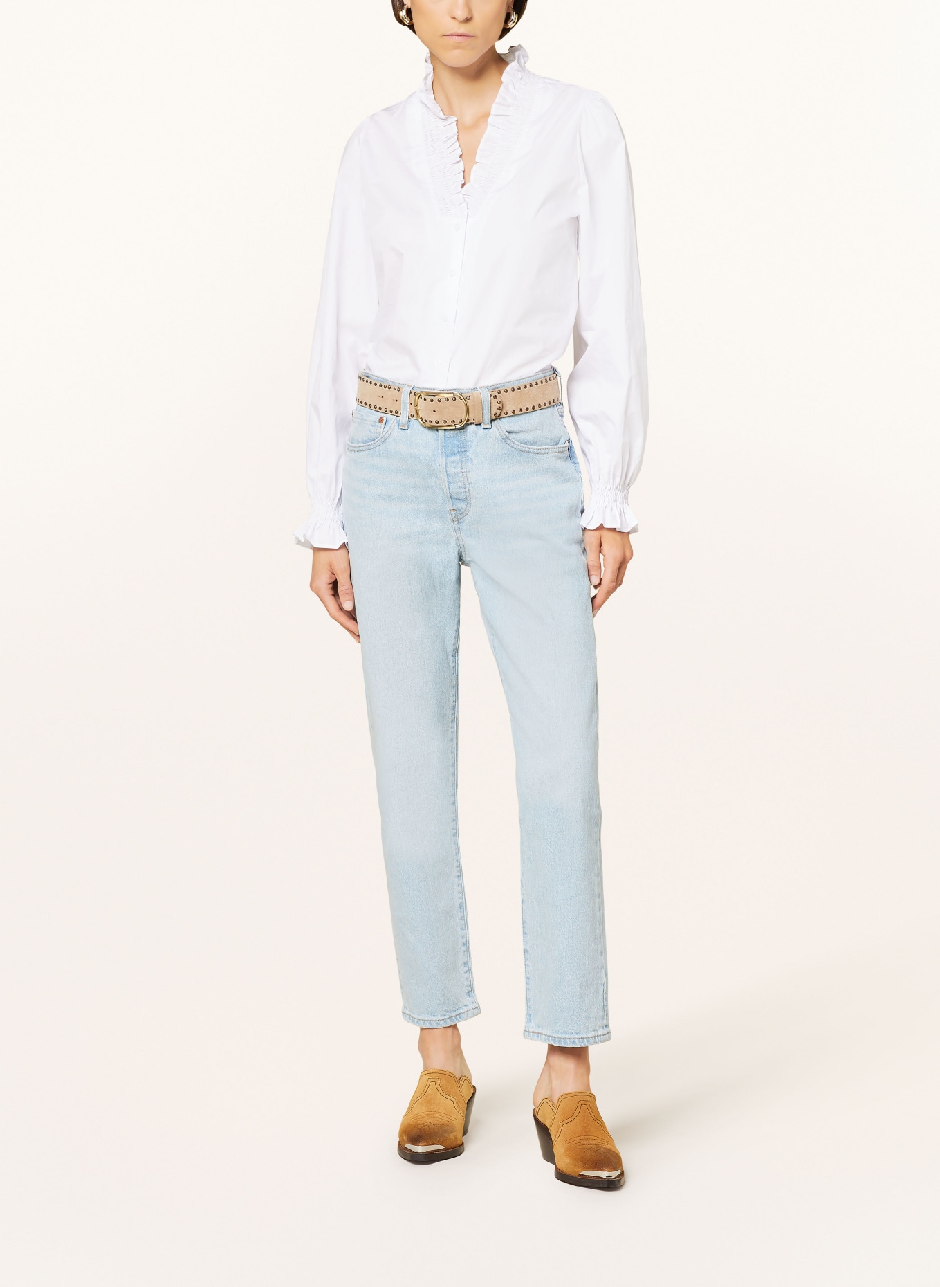Levi's® Boyfriend Jeans 501: 26 khaite flared jeans item