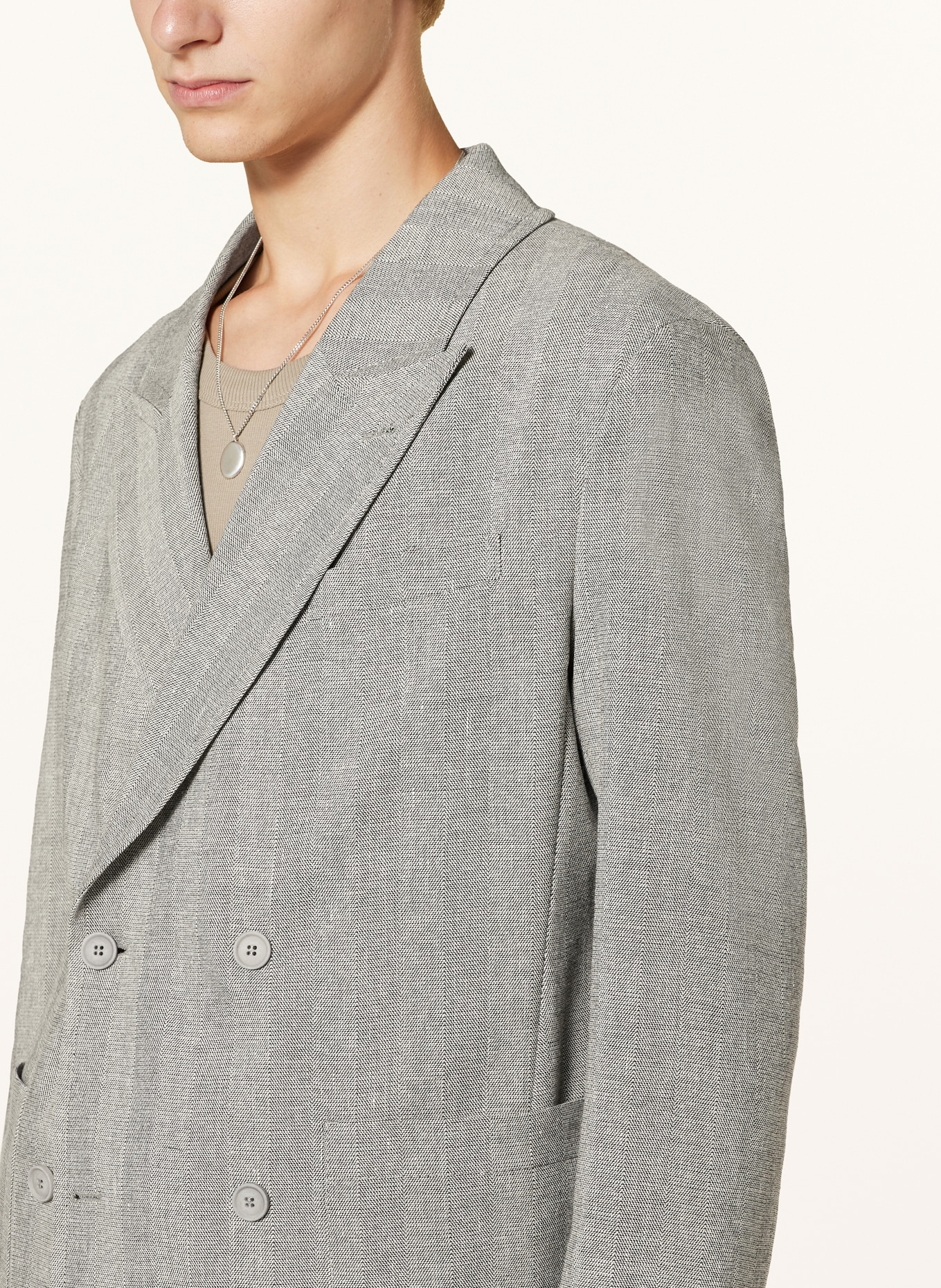 DRYKORN Tailored jacket MONTELINO regular fit: GRAY