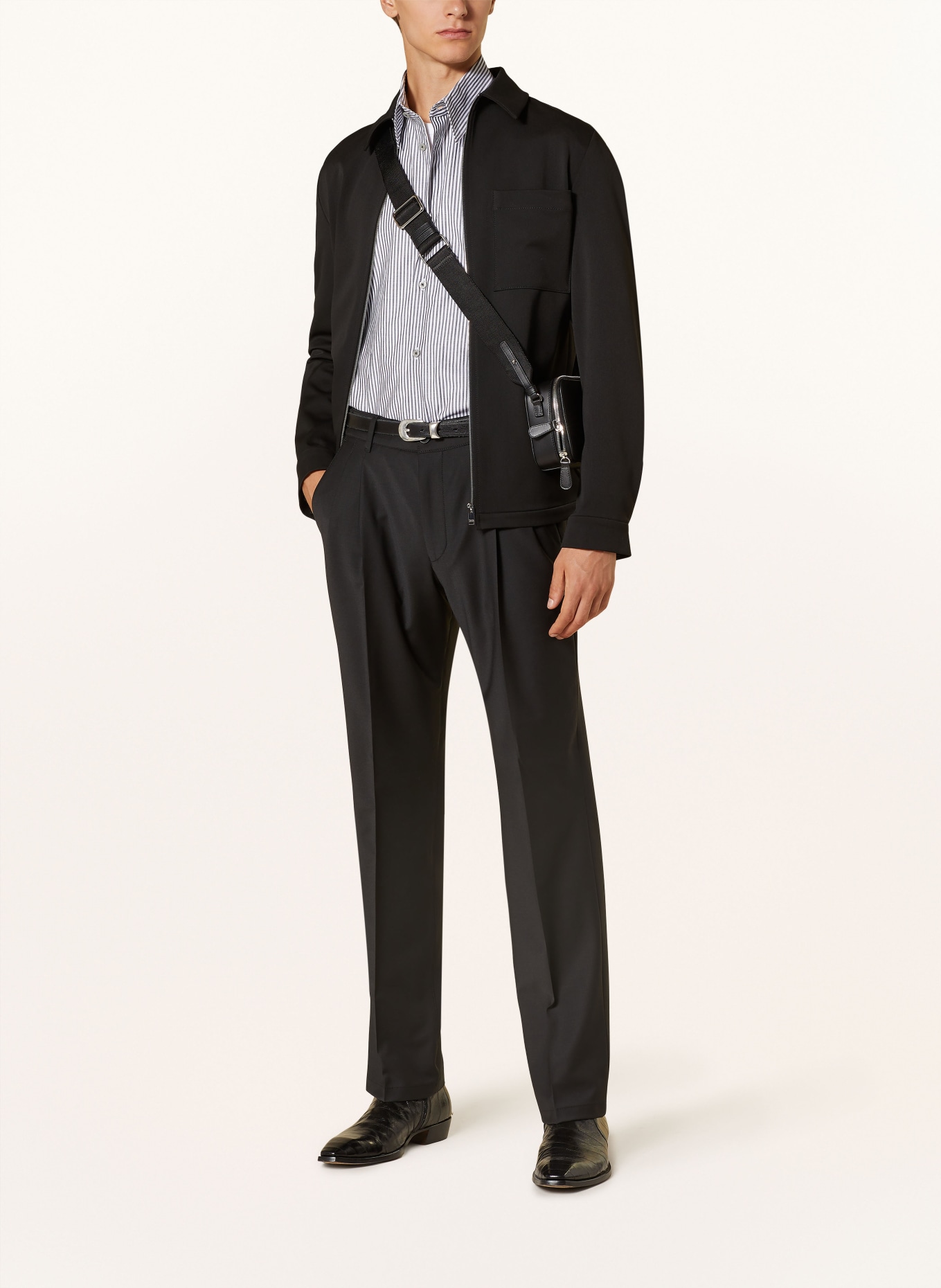 DRYKORN Suit trousers LEEK regular fit, Color: 1000 SCHWARZ (Image 2)