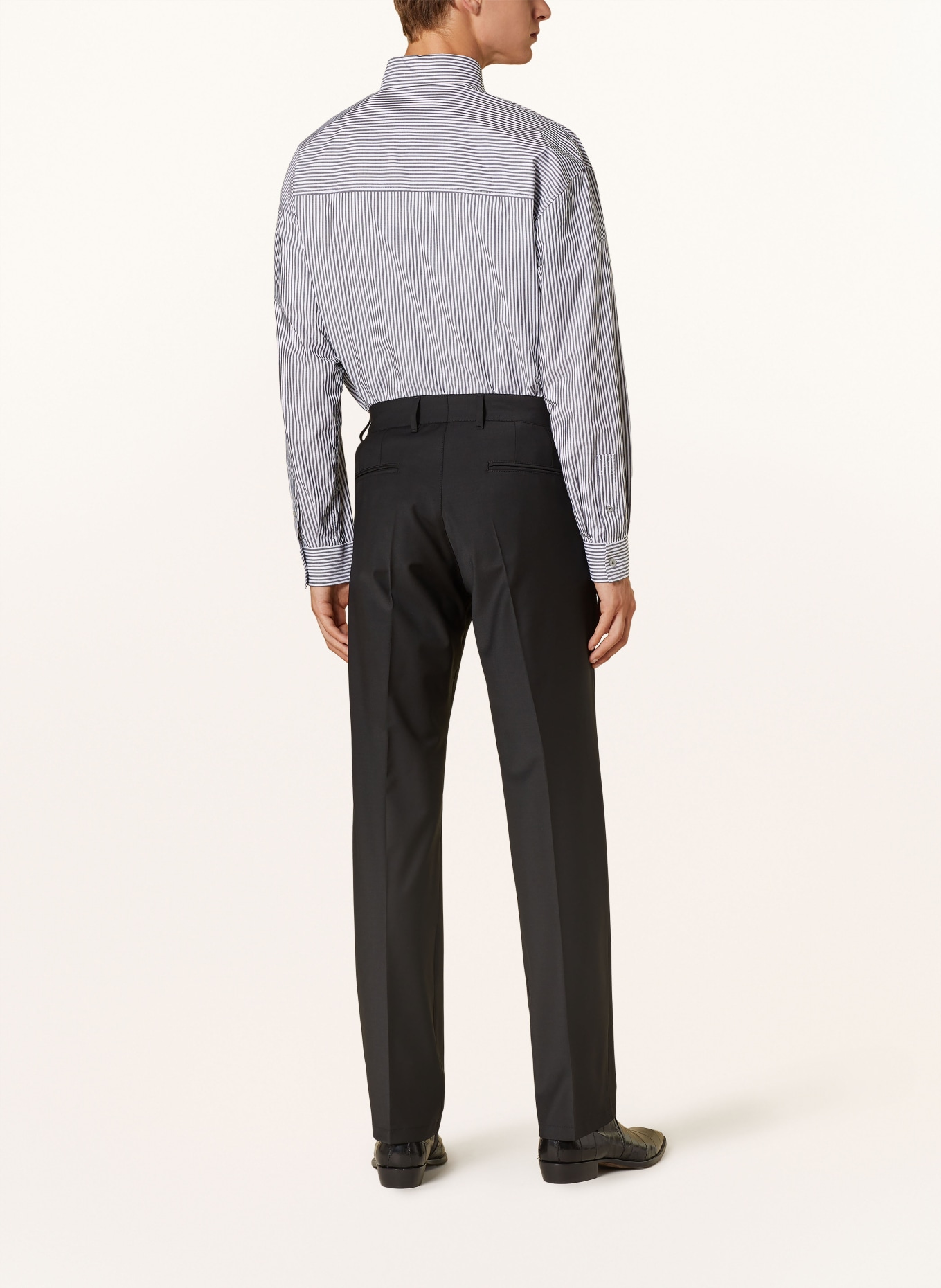 DRYKORN Spodnie garniturowe LEEK regular fit, Kolor: 1000 SCHWARZ (Obrazek 4)