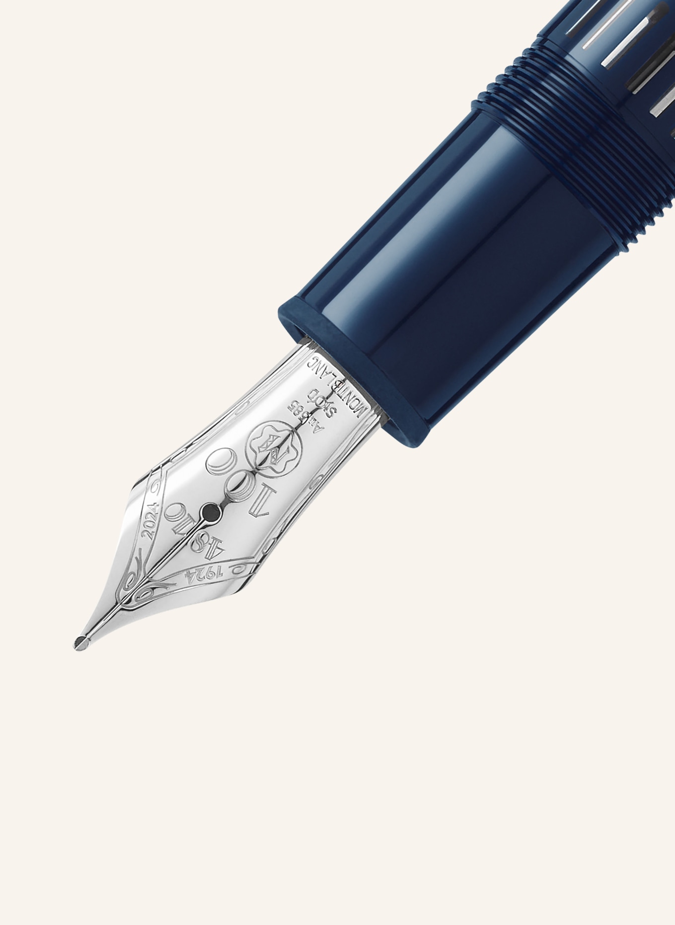 MONTBLANC Fountain pen MEISTERSTÜCK THE ORIGIN COLLECTION LE GRAND: DARK BLUE