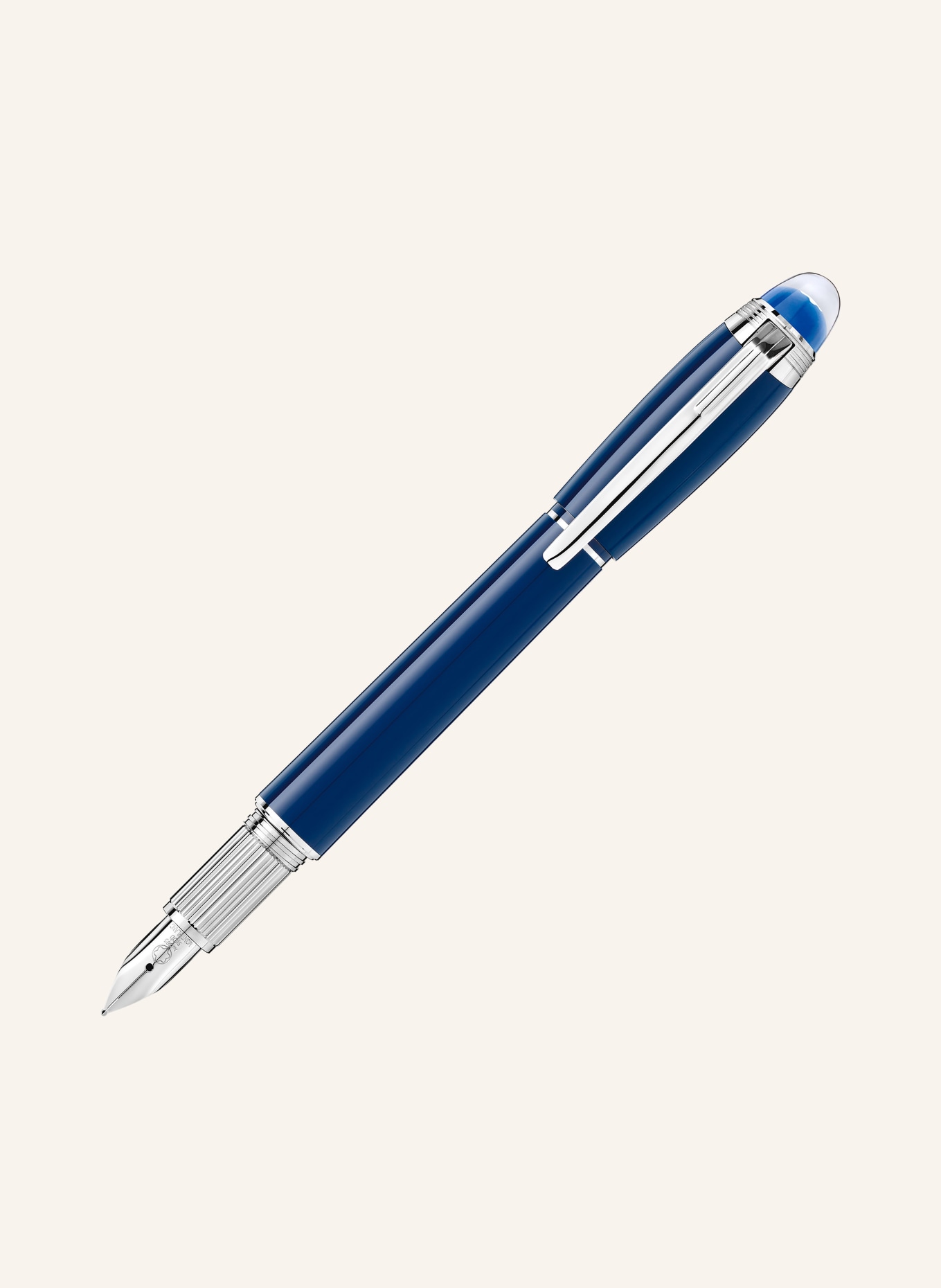 MONTBLANC Füllfederhalter STARWALKTER BLUE PLANET PRECIOUS RESIN: BLAU