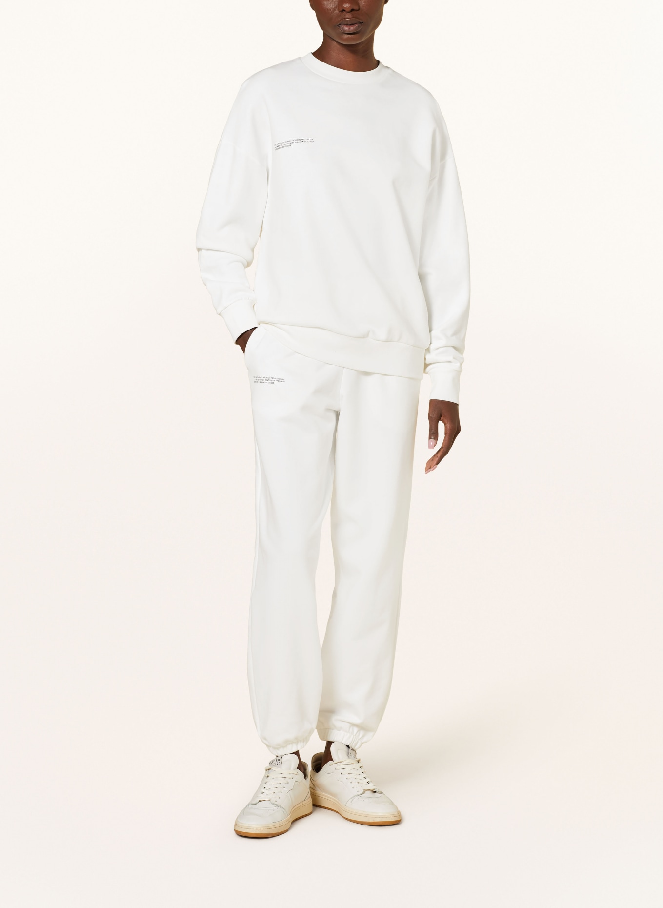 PANGAIA Sweatpants, Color: WHITE (Image 2)