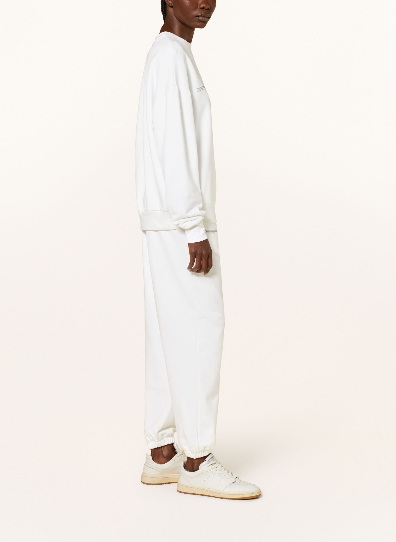 PANGAIA Sweatpants, Color: WHITE (Image 4)