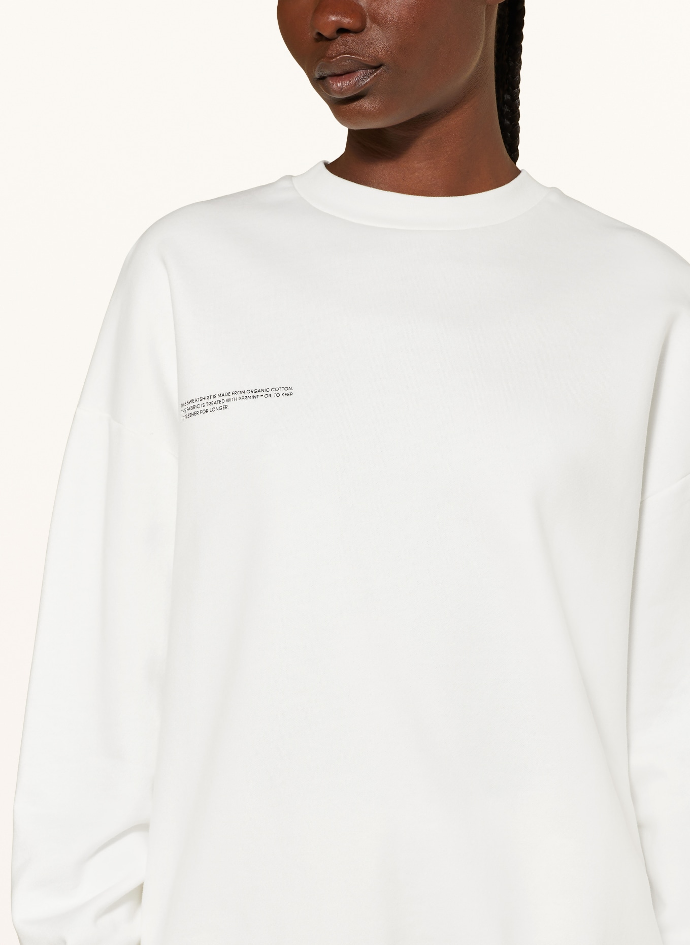 PANGAIA Sweatshirt, Color: WHITE (Image 4)