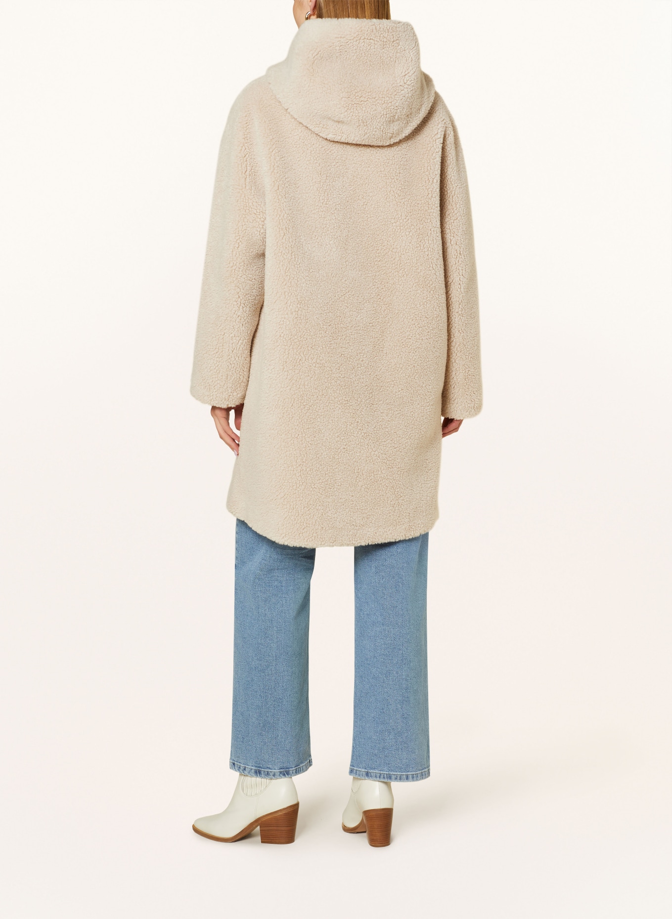 darling harbour Teddy coat: CREAM